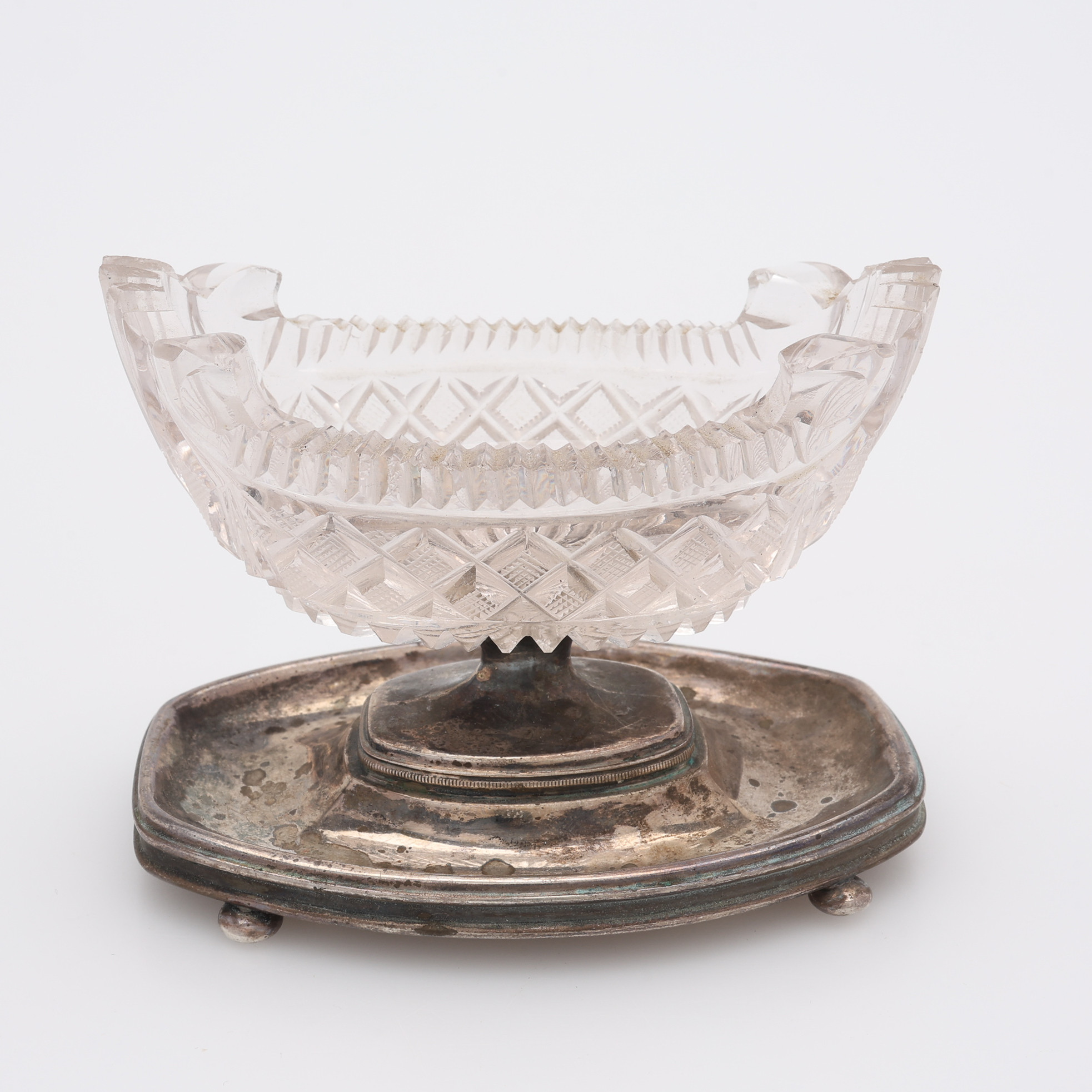 SALTKAR, SILVER & SLIPAD KRISTALL, LEEUWARDEN, NEDERLÄNDERNA, 1900-TALETS FÖRSTA DEL.