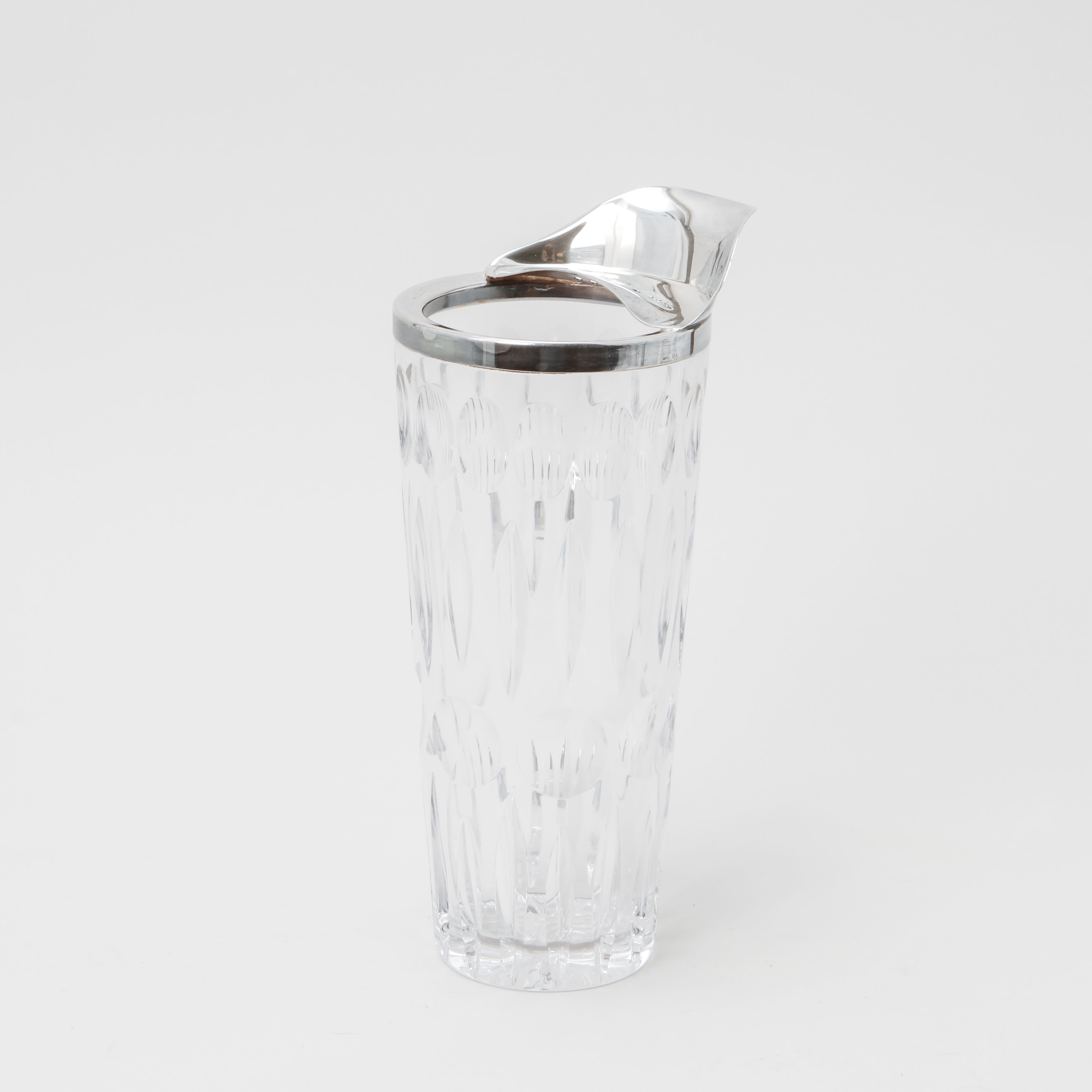 COCKTAILKANNA, vitmetall och glas.