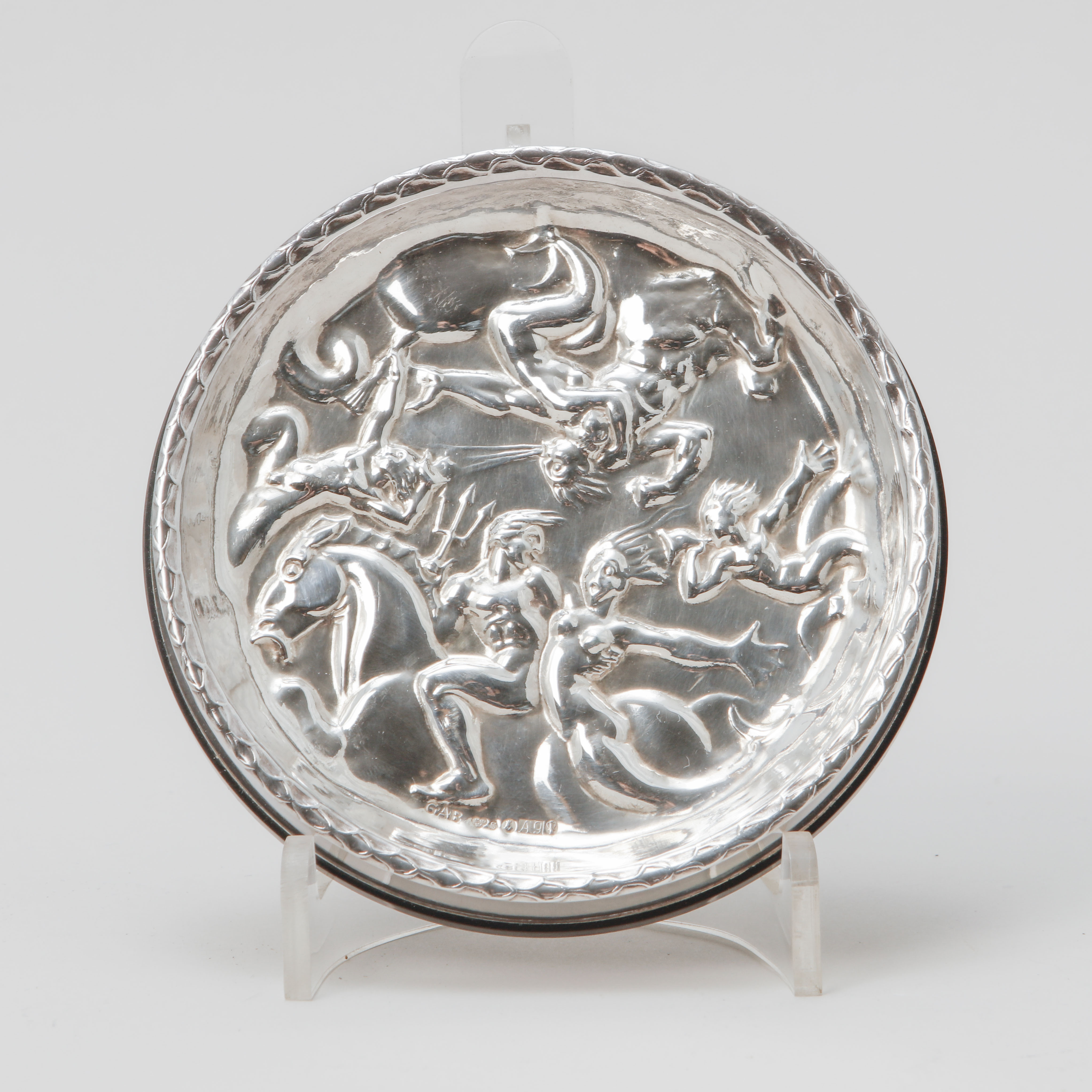 CARL MILLES. EFTER. Fat, silver och bakelit. GAB, Stockholm, 1951.