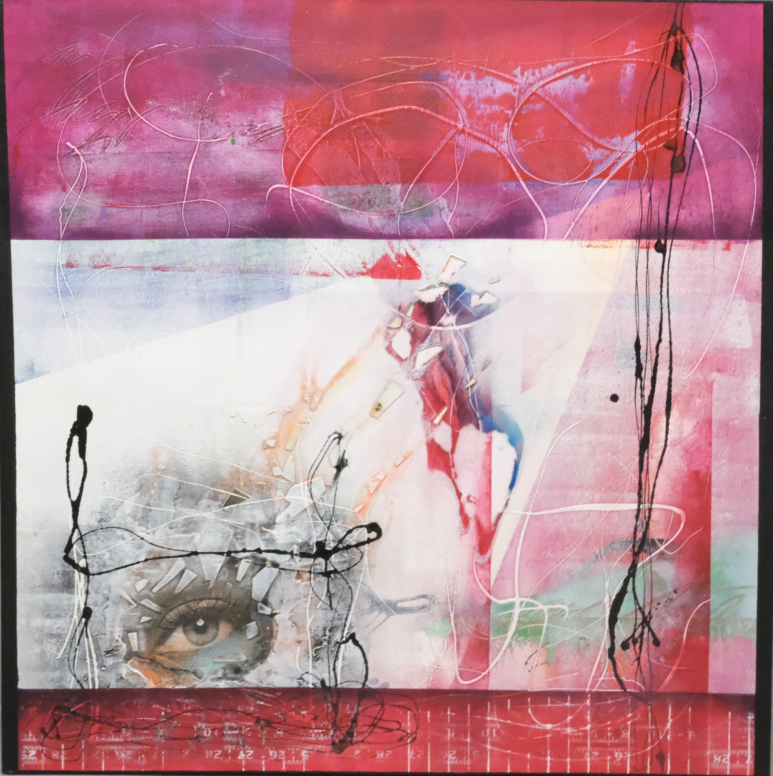 MIKAEL ALTERSTEN. BLANDTEKNIK, "BALANCE", SIGNERAD.