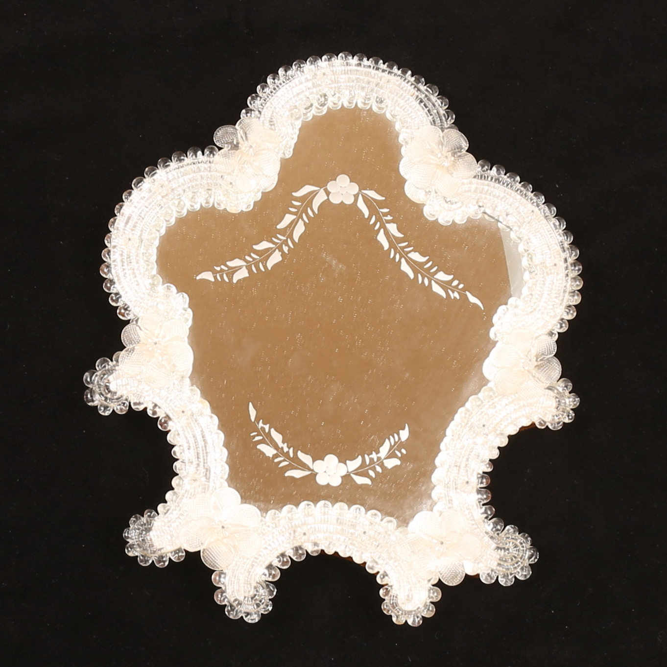 SPEGEL, venetiansk stil, Murano, Italien 1900-tal.