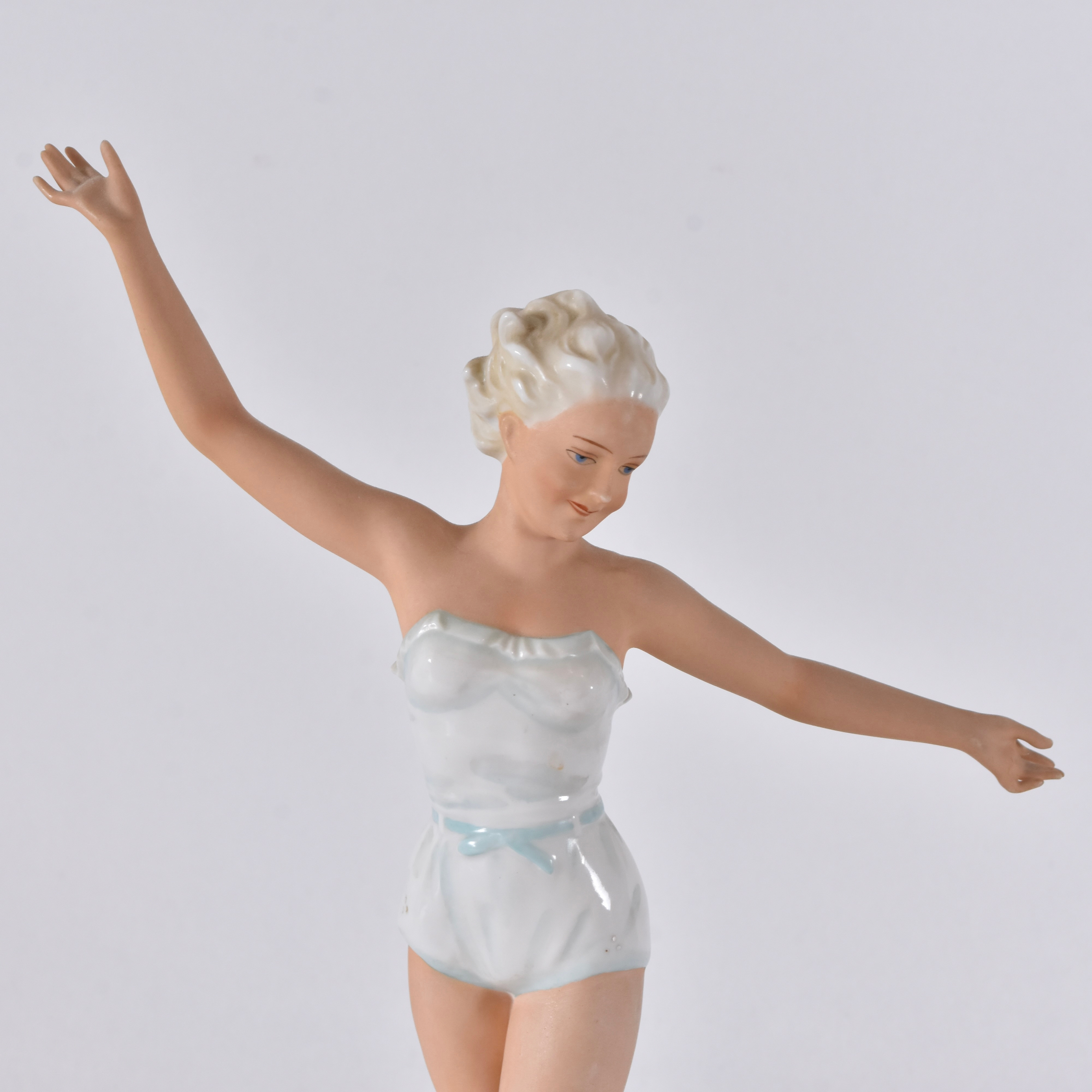 FIGURIN, porslin, Unterweissbach, 1900-tal.