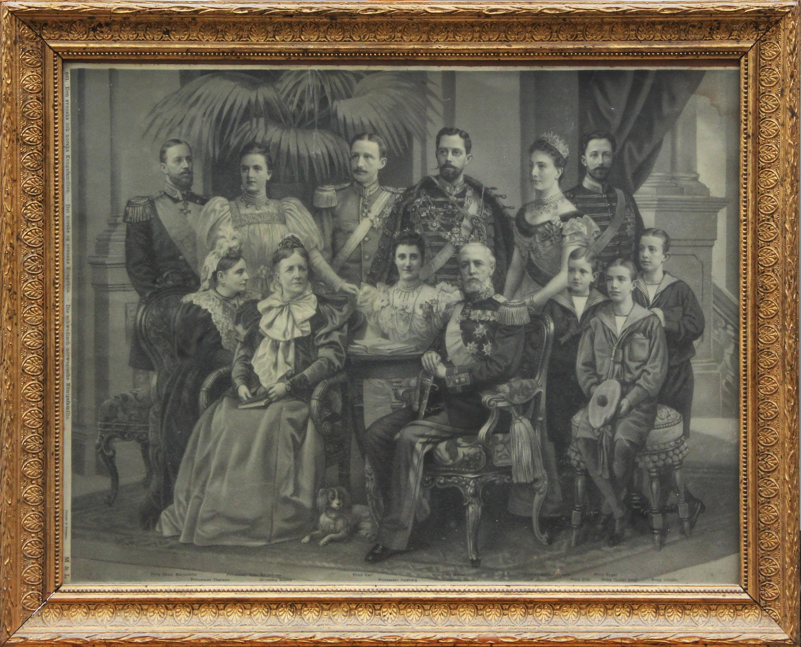 TRYCK, Kungafamiljen, sekelskiftet 1900.