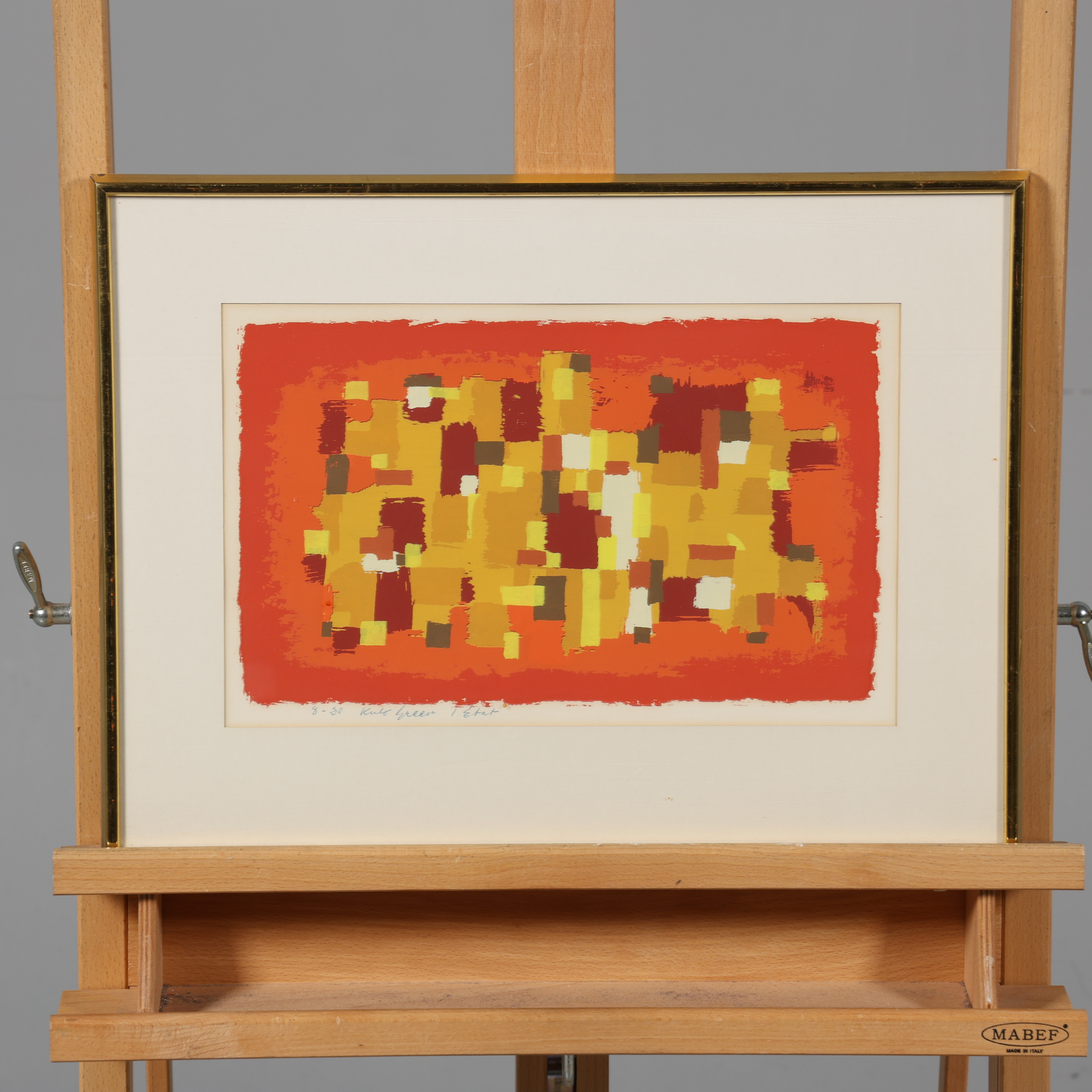 KULO GREEN. LITOGRAFI, signerad samt numrerad 8/20.