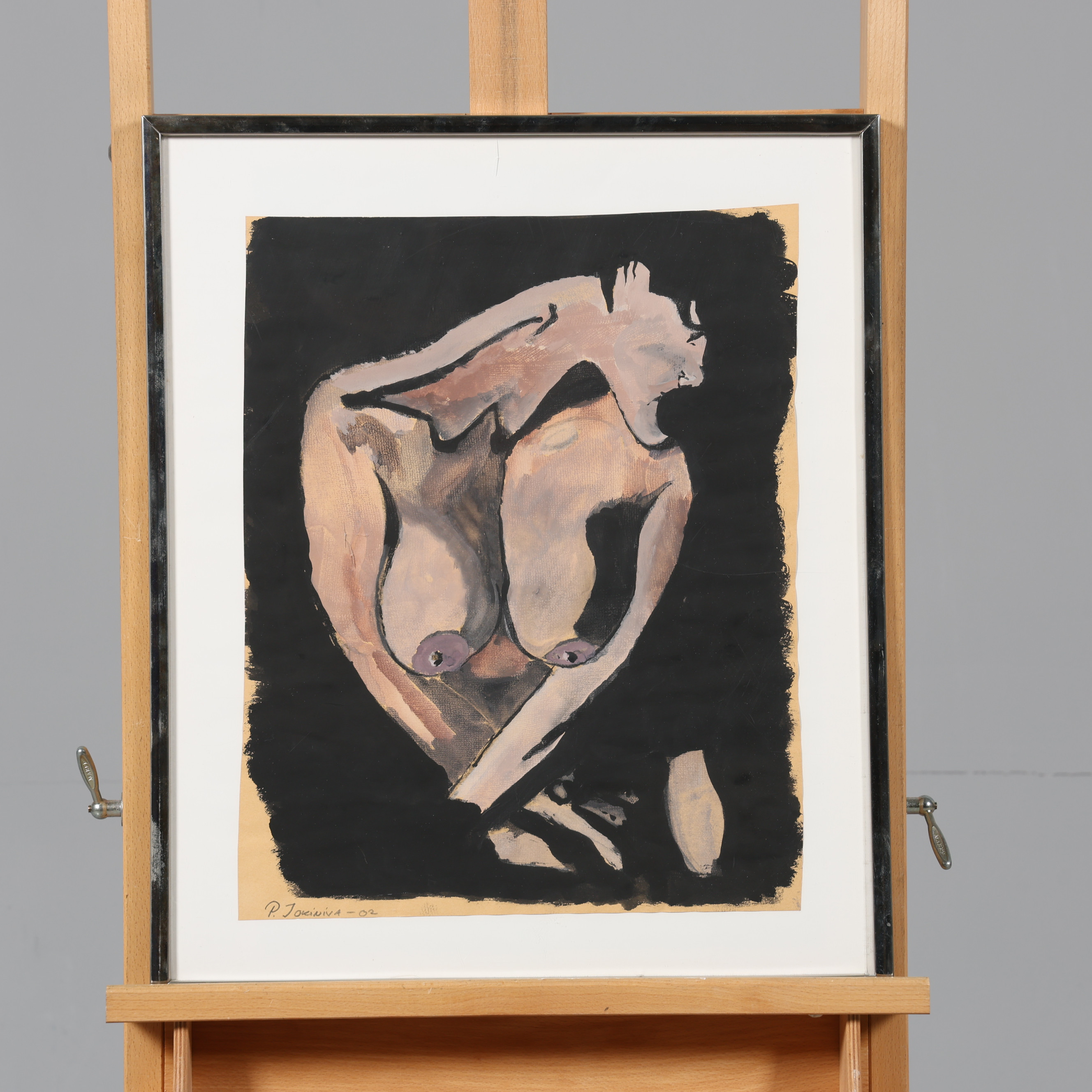 PEKKA JOKINIVA. AKVARELL, signerad samt daterad -02.