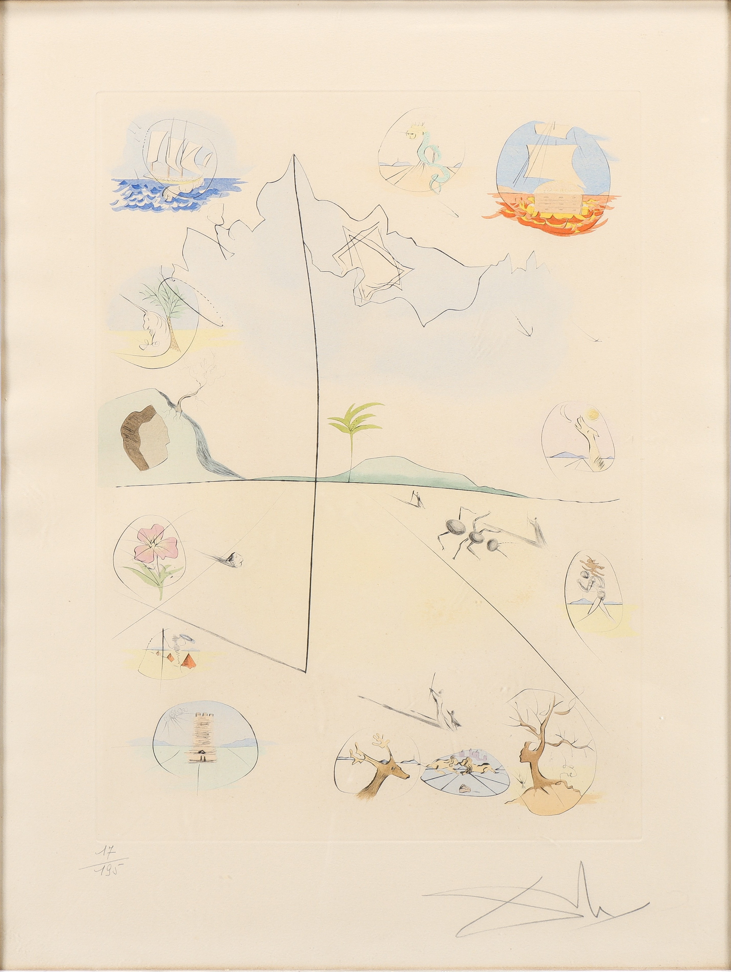 SALVADOR DALÍ. Frontespis ur "Twelve Tribes of Israel".
