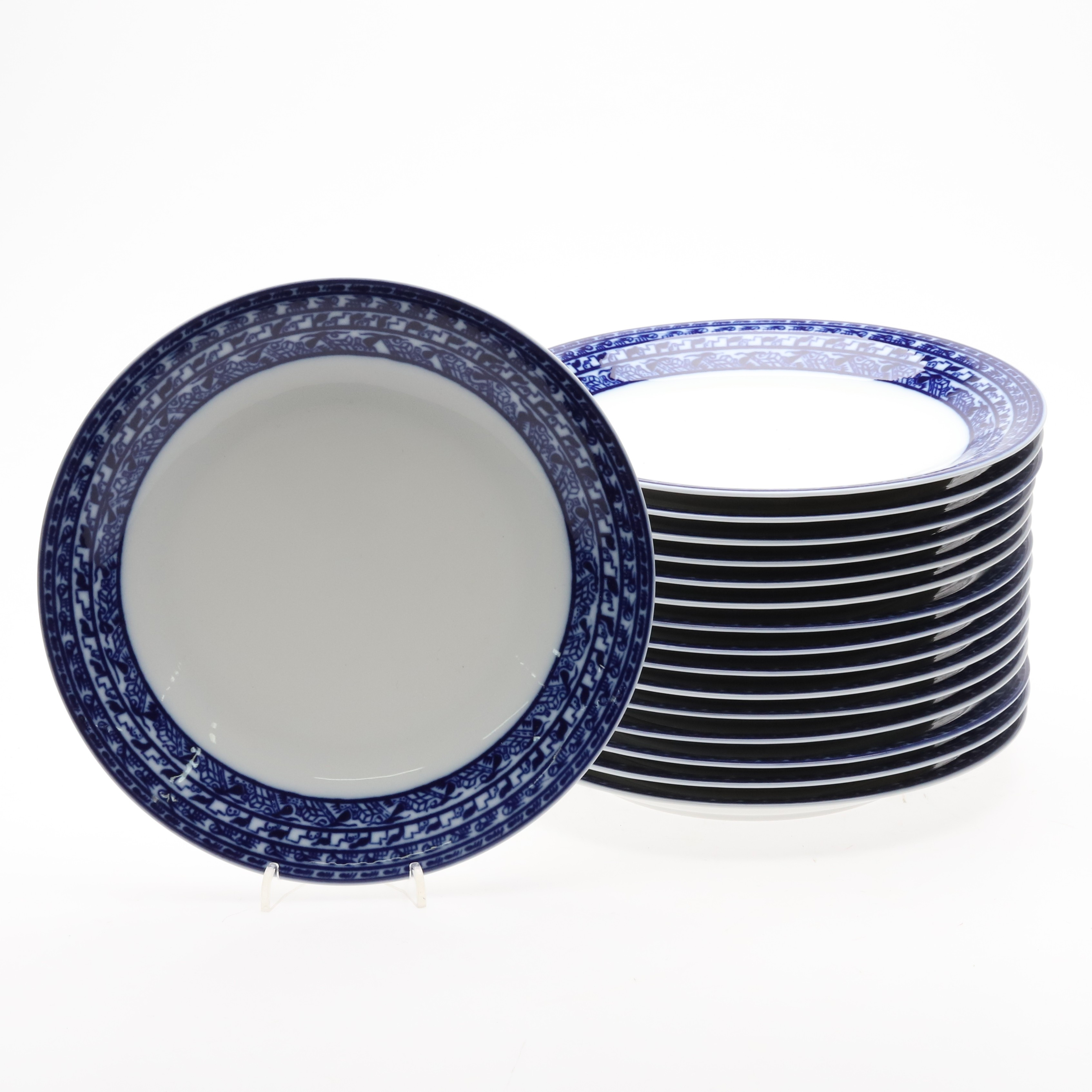 OIVA TOIKKA. Tallrikar, 16 st Ø 24,5 cm, "Cobolti".