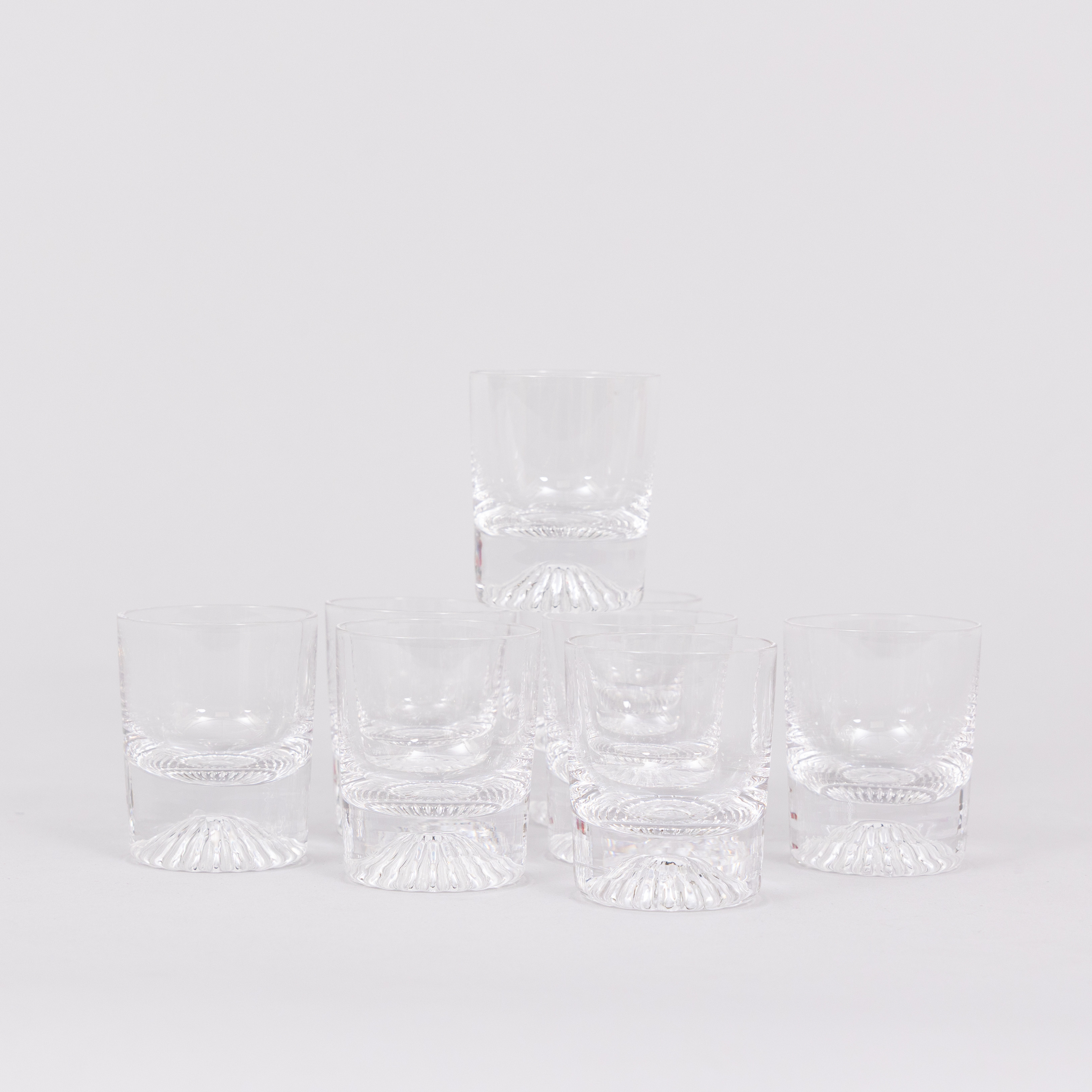 VICKE LINDSTRAND. Whiskyglas, 'Calypso', 8 st, glas, Kosta boda.