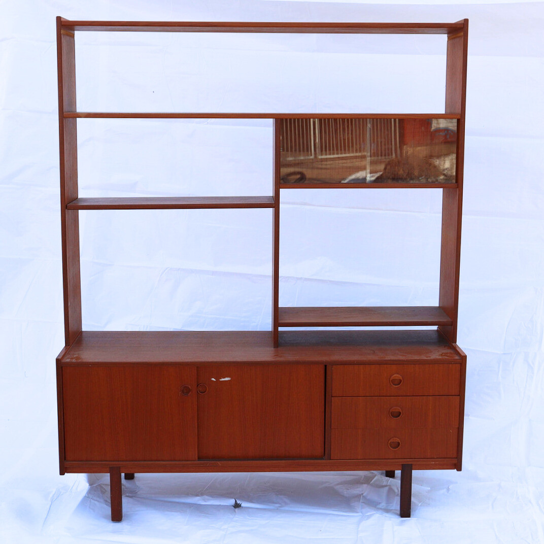 SIDEBOARD MED ÖVERDEL, 1950-1960-tal.