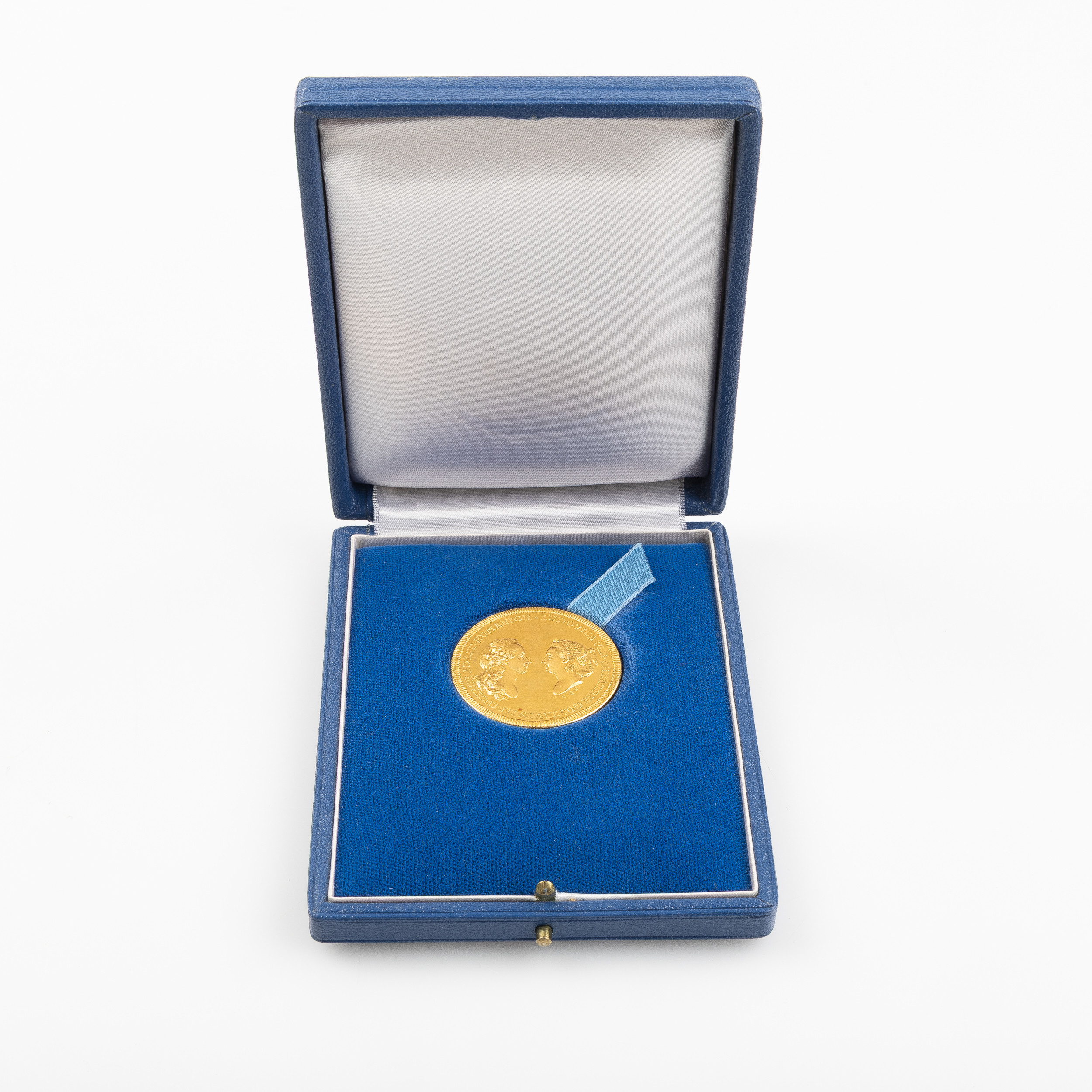 MEDALJ, 23K guld, Ludovica Ulr Creatr, Gustavus III, Myntverket, Eskilstuna 1979.