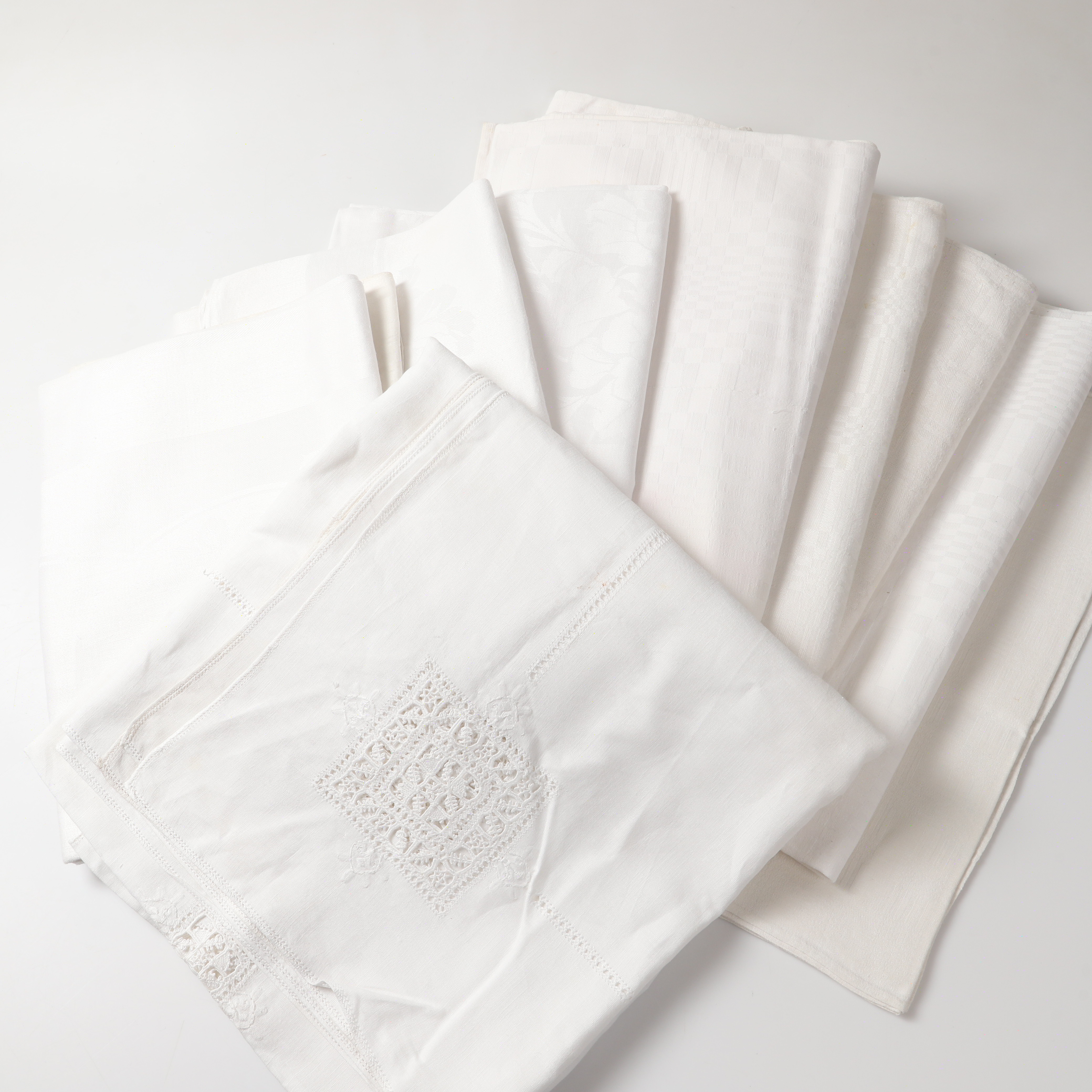 DUKAR, 10 stycken, linne, 1900-tal.