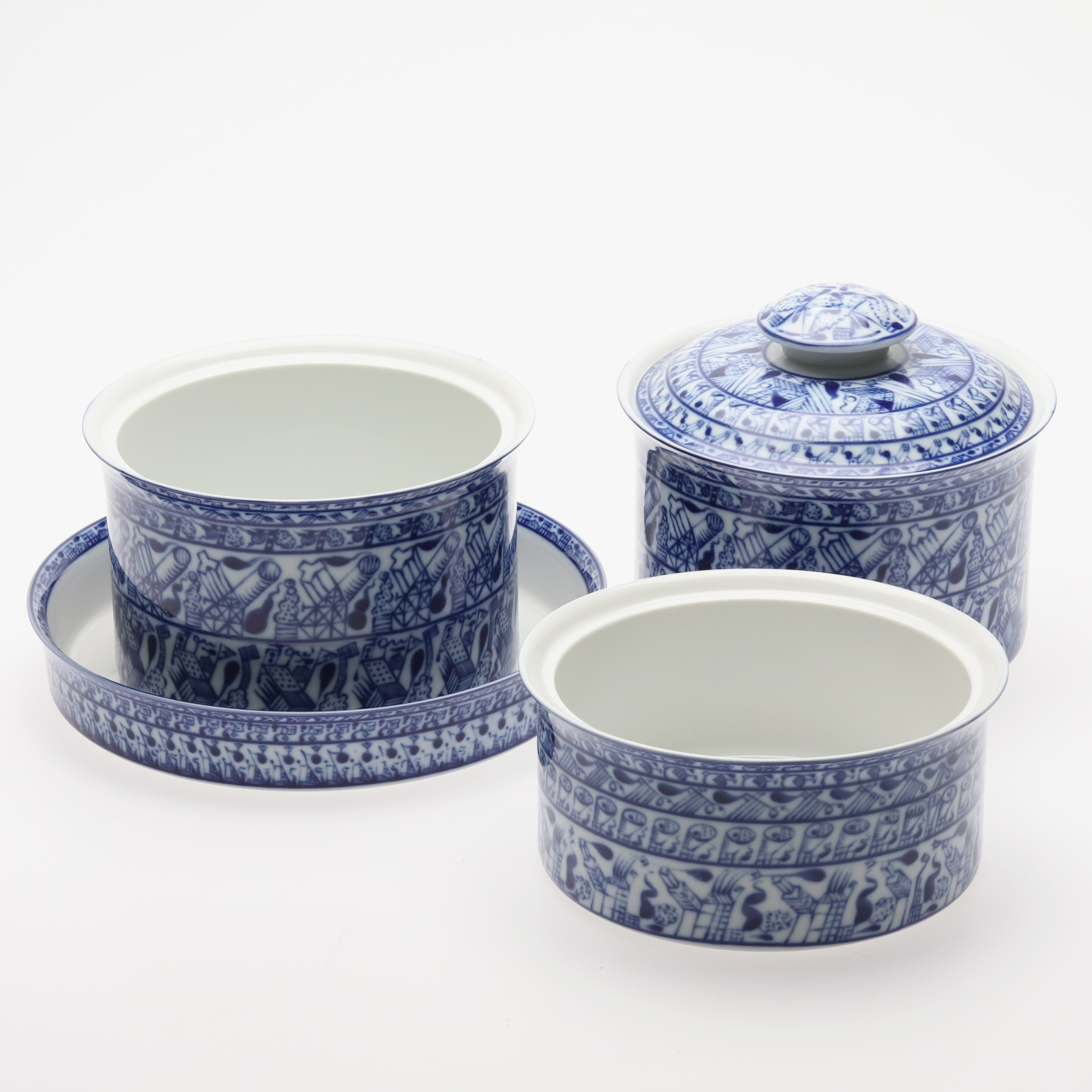 Karotter och form ungsfasta, 4 delar, "Cobolti", Rörstrand.