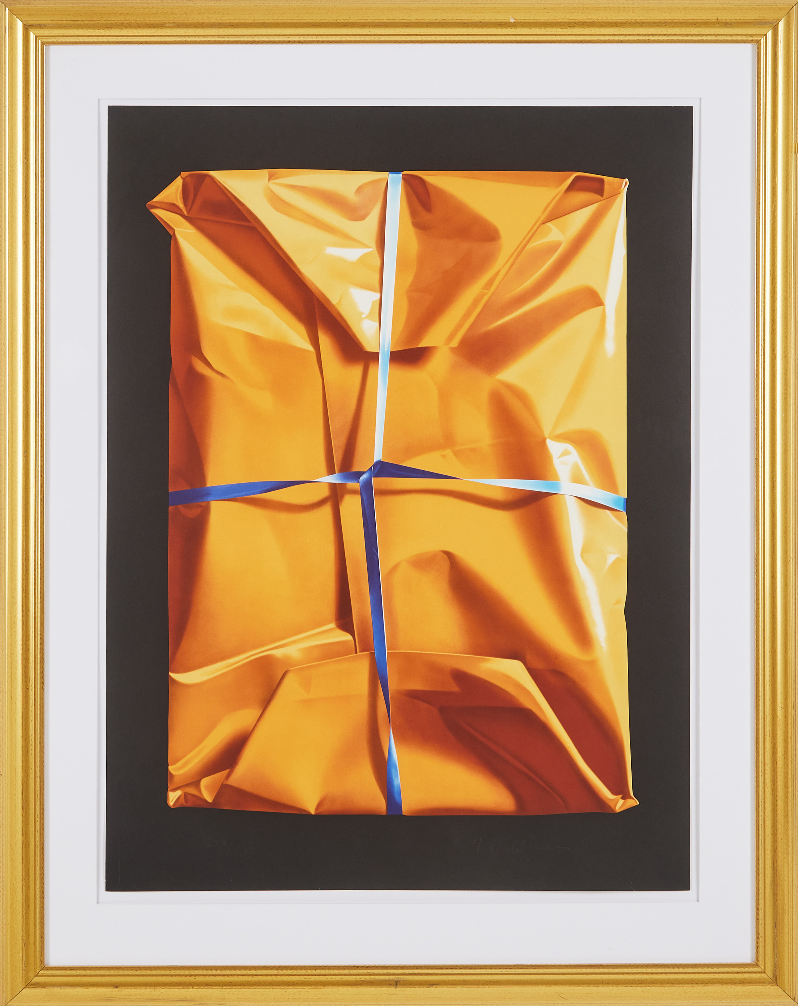 YRJÖ EDELMANN (1941-2016). "Wrapped Van Gogh", 1996, färglitografi.