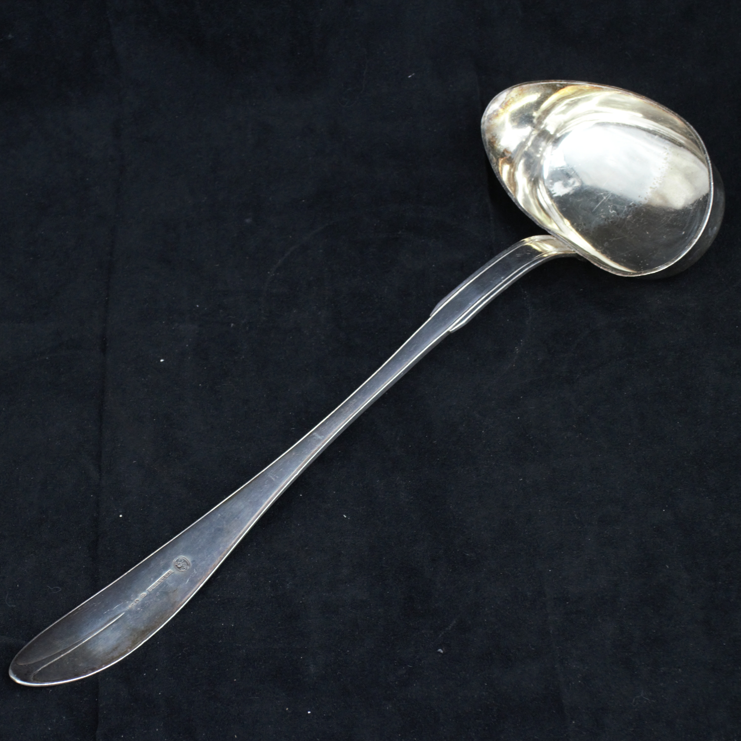 SOPPSLEV, silver, gravyr, Hallberg, Stockholm 1841.