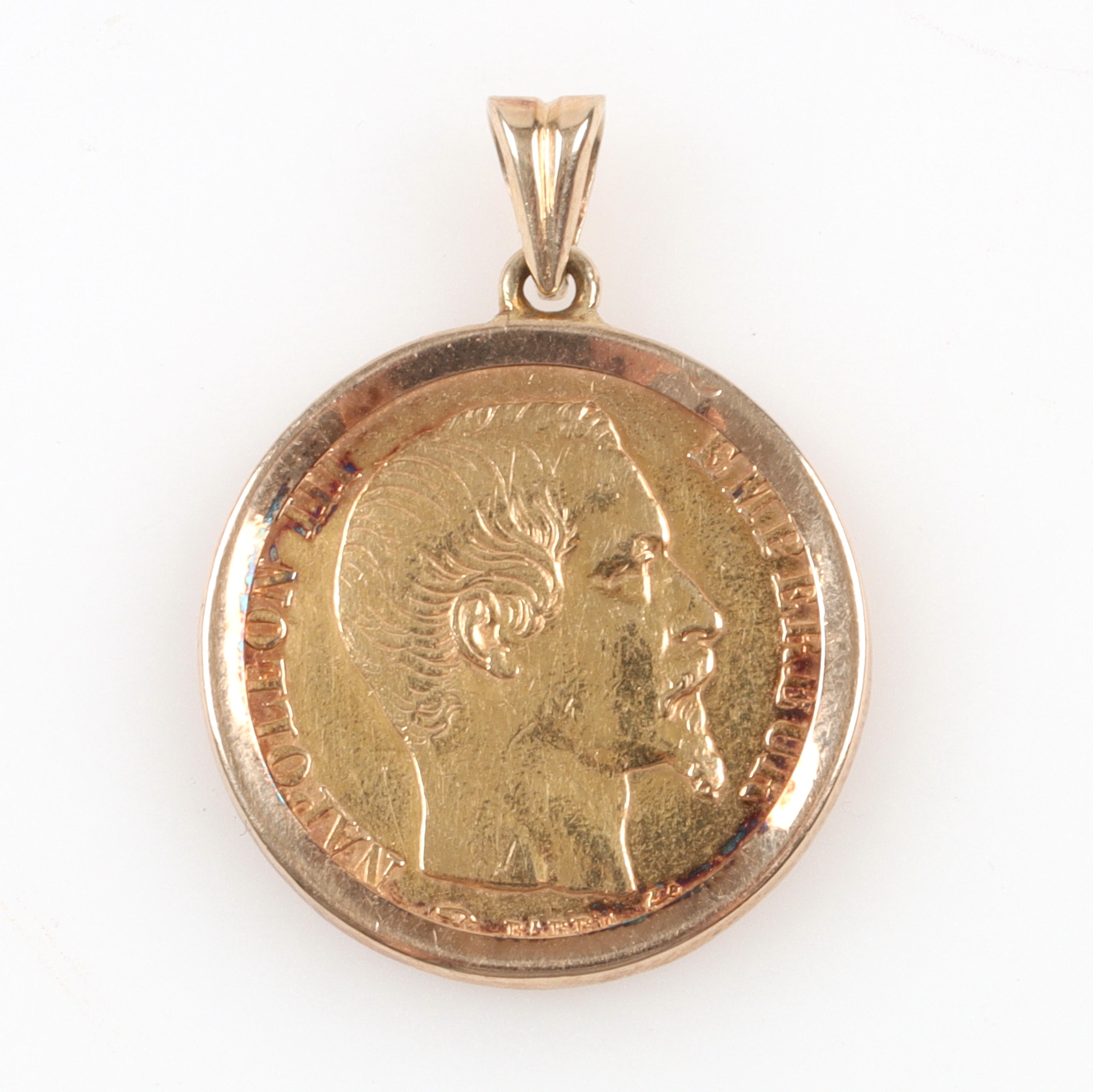 GULDMYNT, 21,6k guld, Napoleon III (1852-1870). Frankrike. 1859.