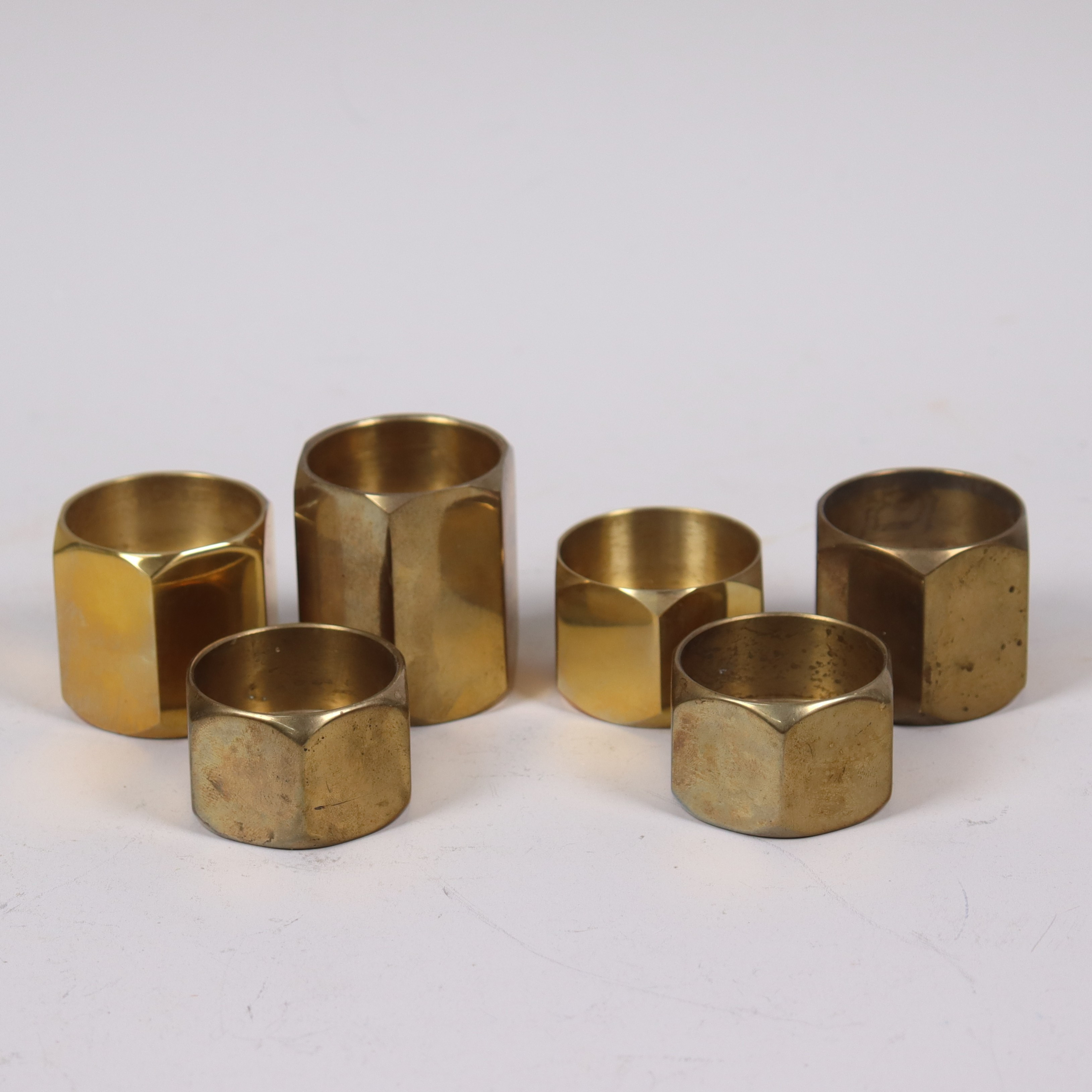 LJUSLYKTOR, mässing, Sternhammar, Örebro, 6 st.