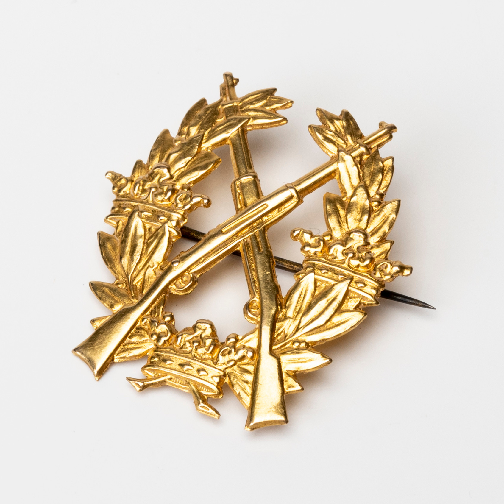 SKYTTEMÄRKE, 18K guld, J Petterssons Eftr Juvelerar Ab, Stockholm, 1916.