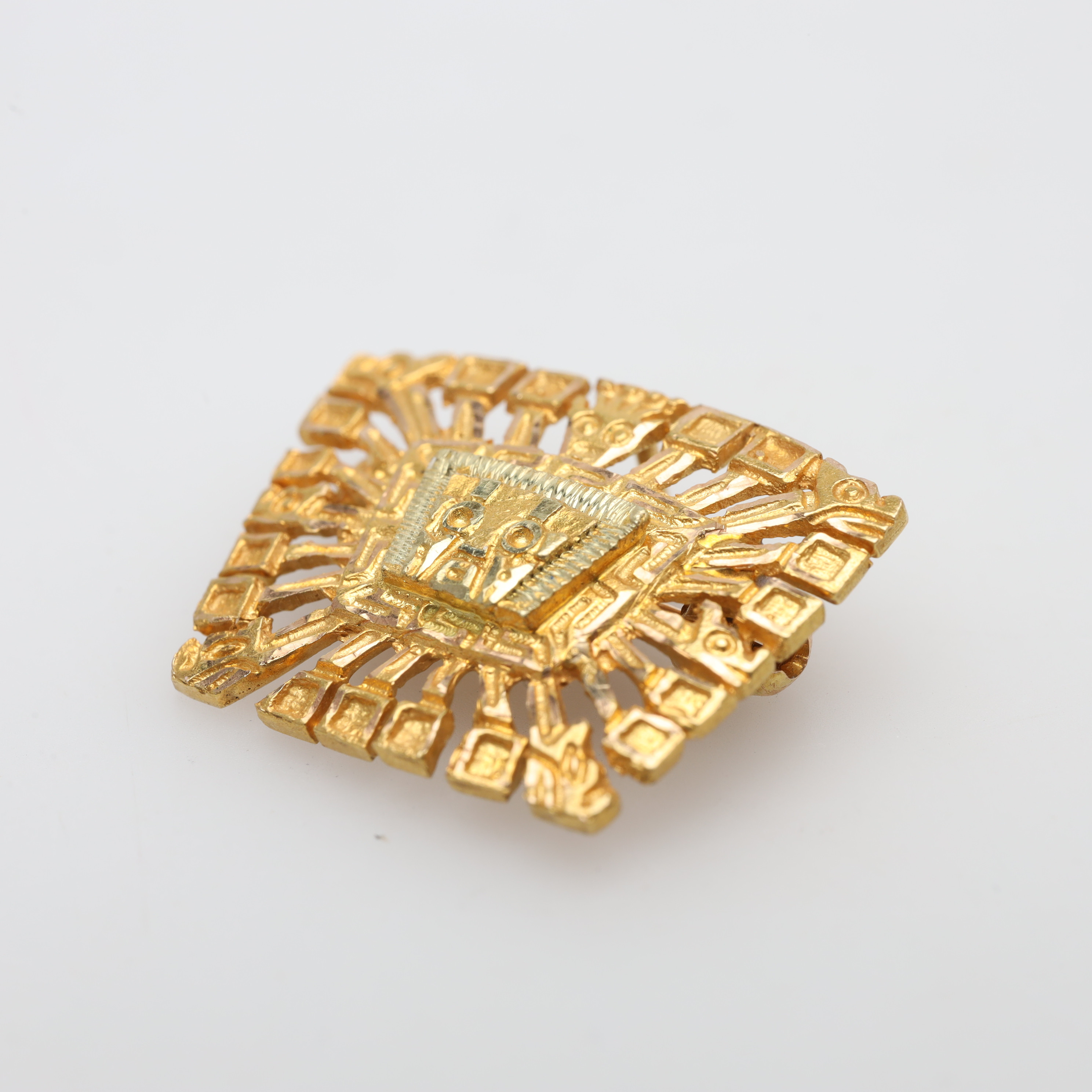 BROSCH/HÄNGE, 18K, guld, vikt ca 4 gram.
