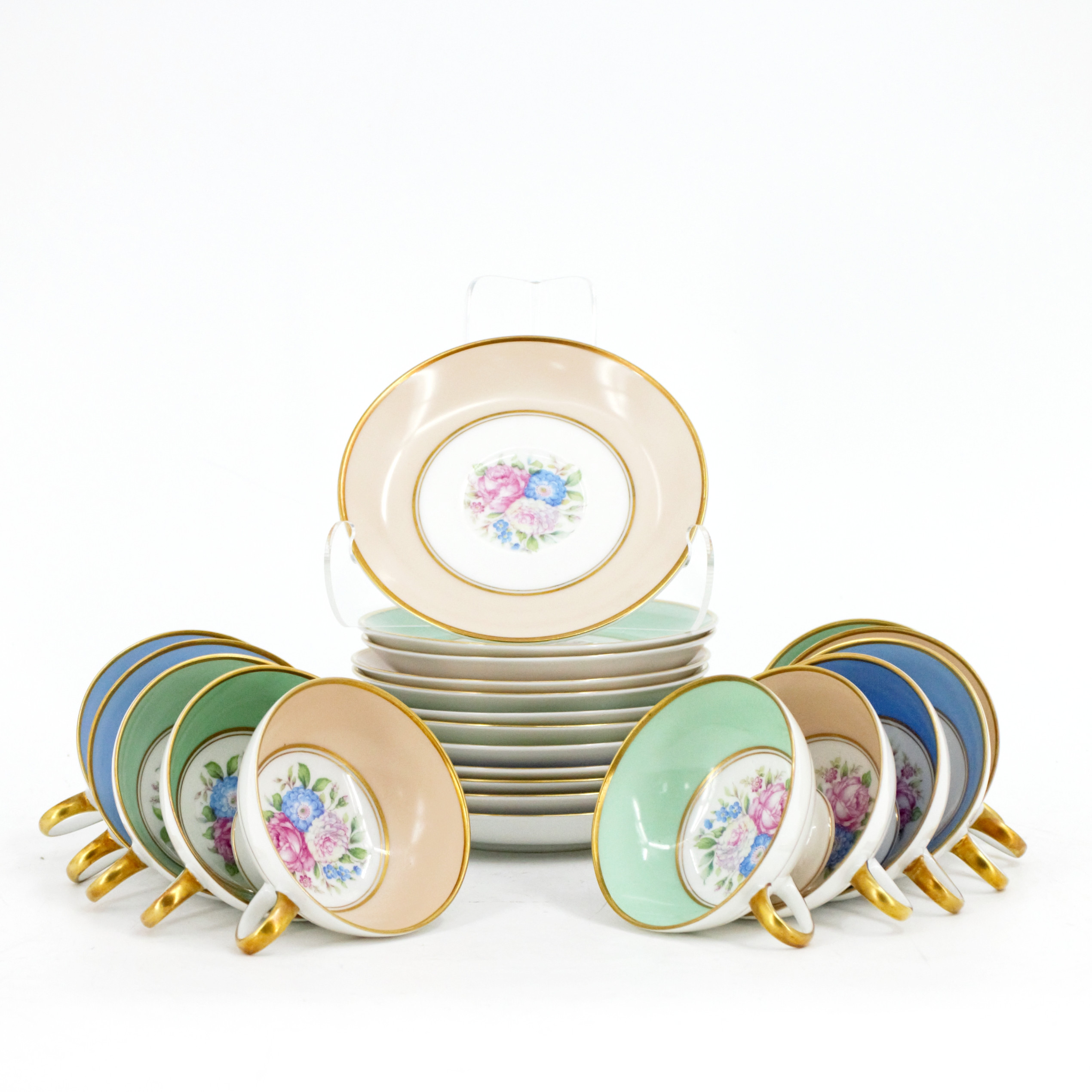 MOCCASERVIS, 23 delar, porslin, Rosenthal, Germany.