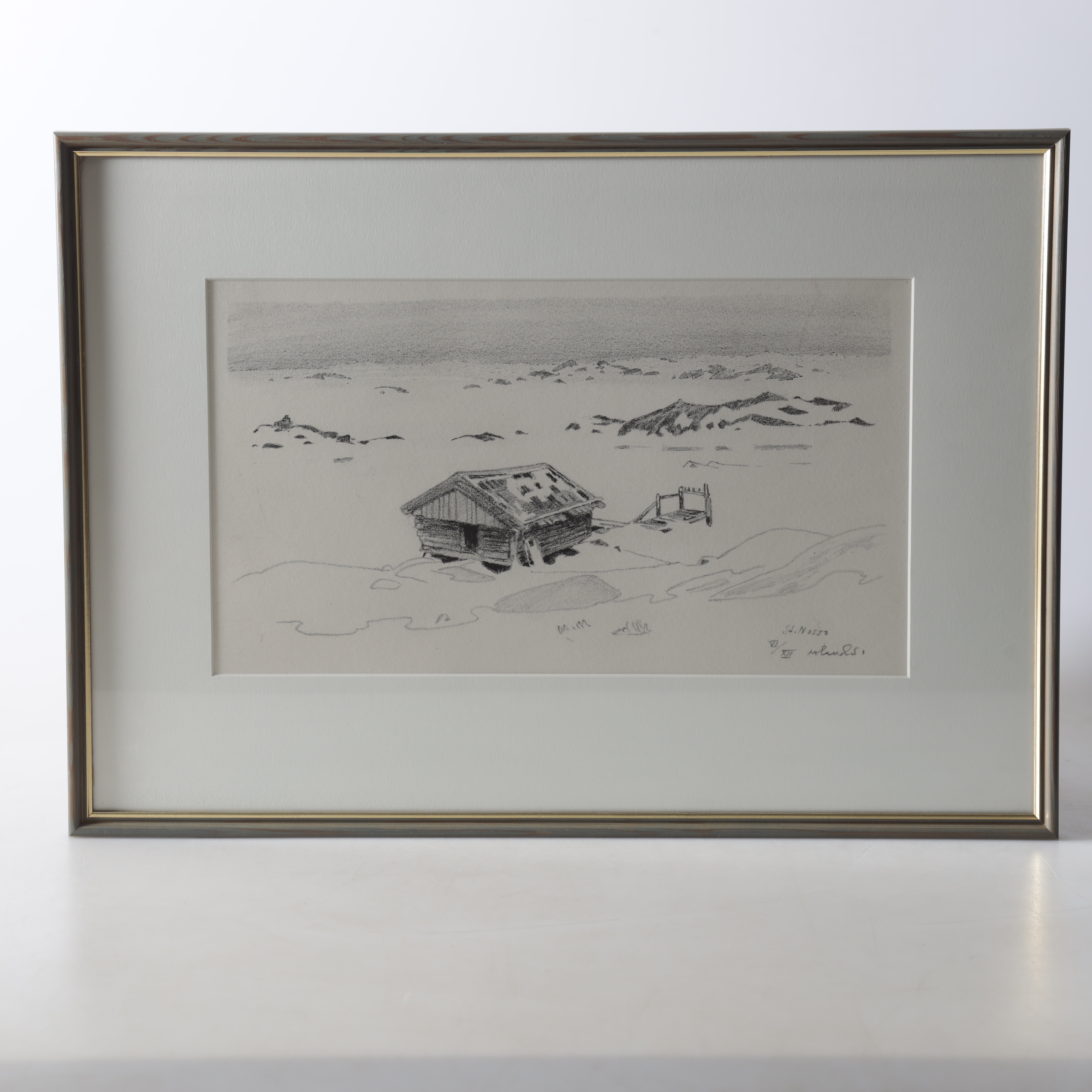 ROLAND SVENSSON. Litografi, "St. Nassa", VI/XII, signerad.