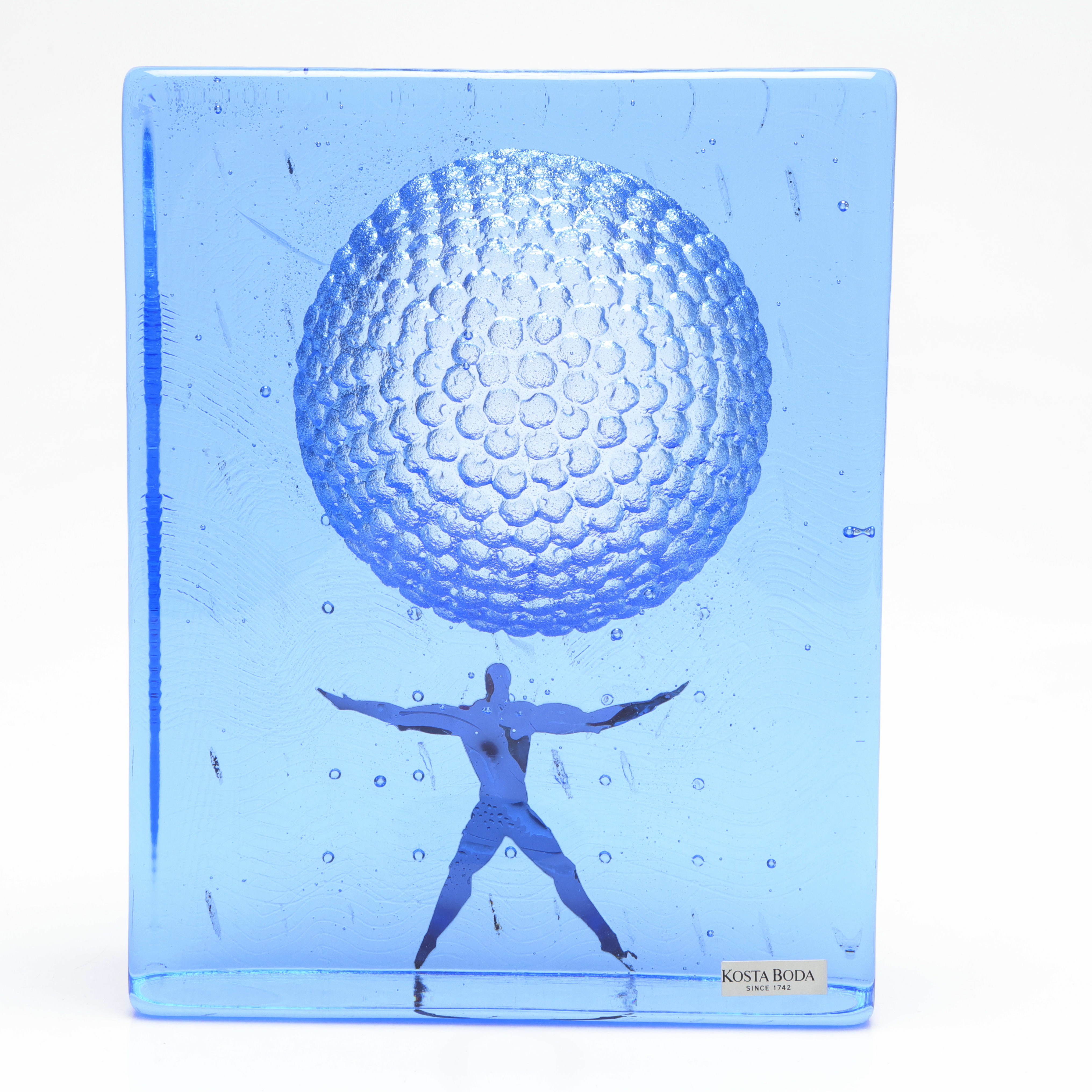 BERTIL VALLIEN, glasskulptur, "Spirit", Kosta Boda.