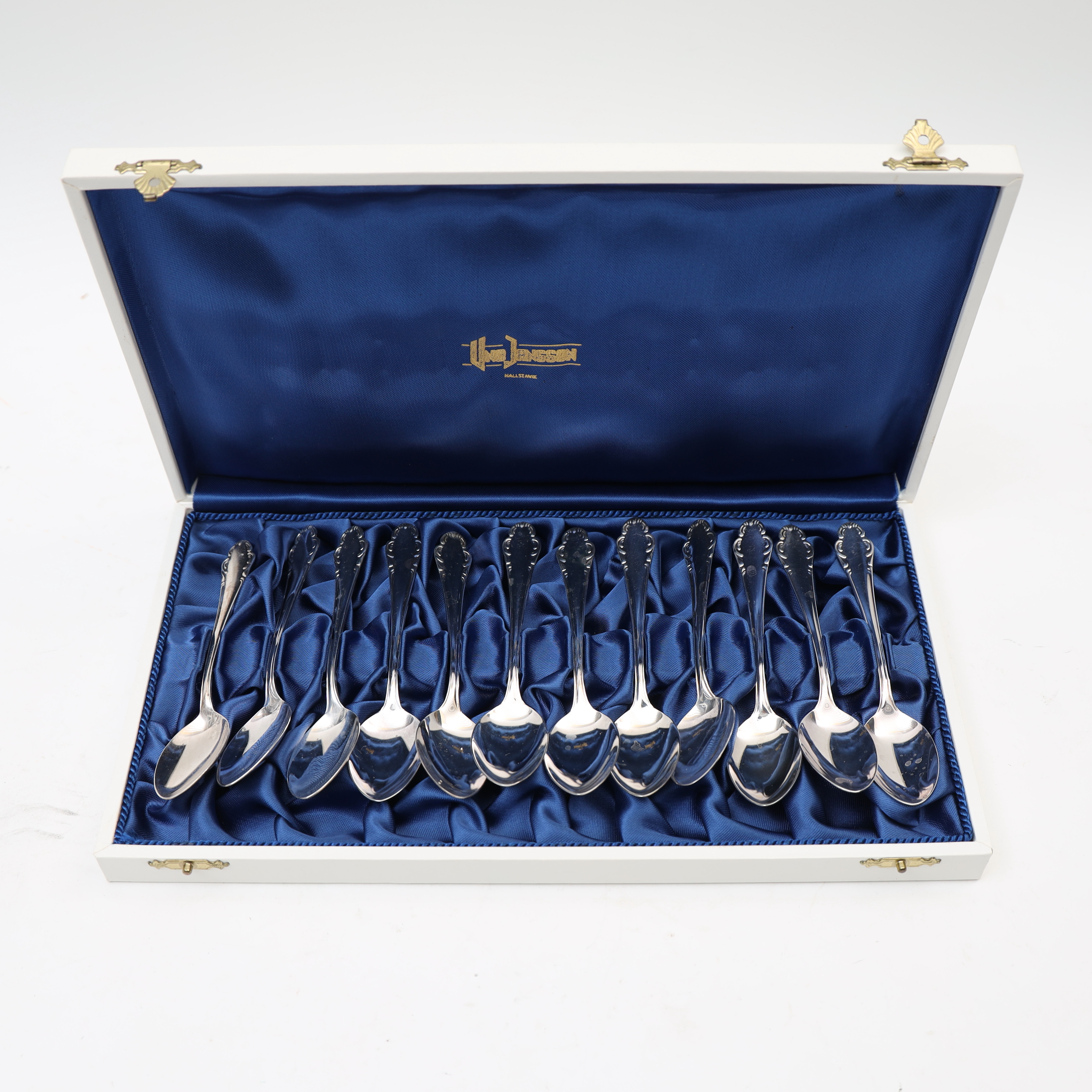 KAFFESKEDAR 12ST, Silver, Modell "Haga".