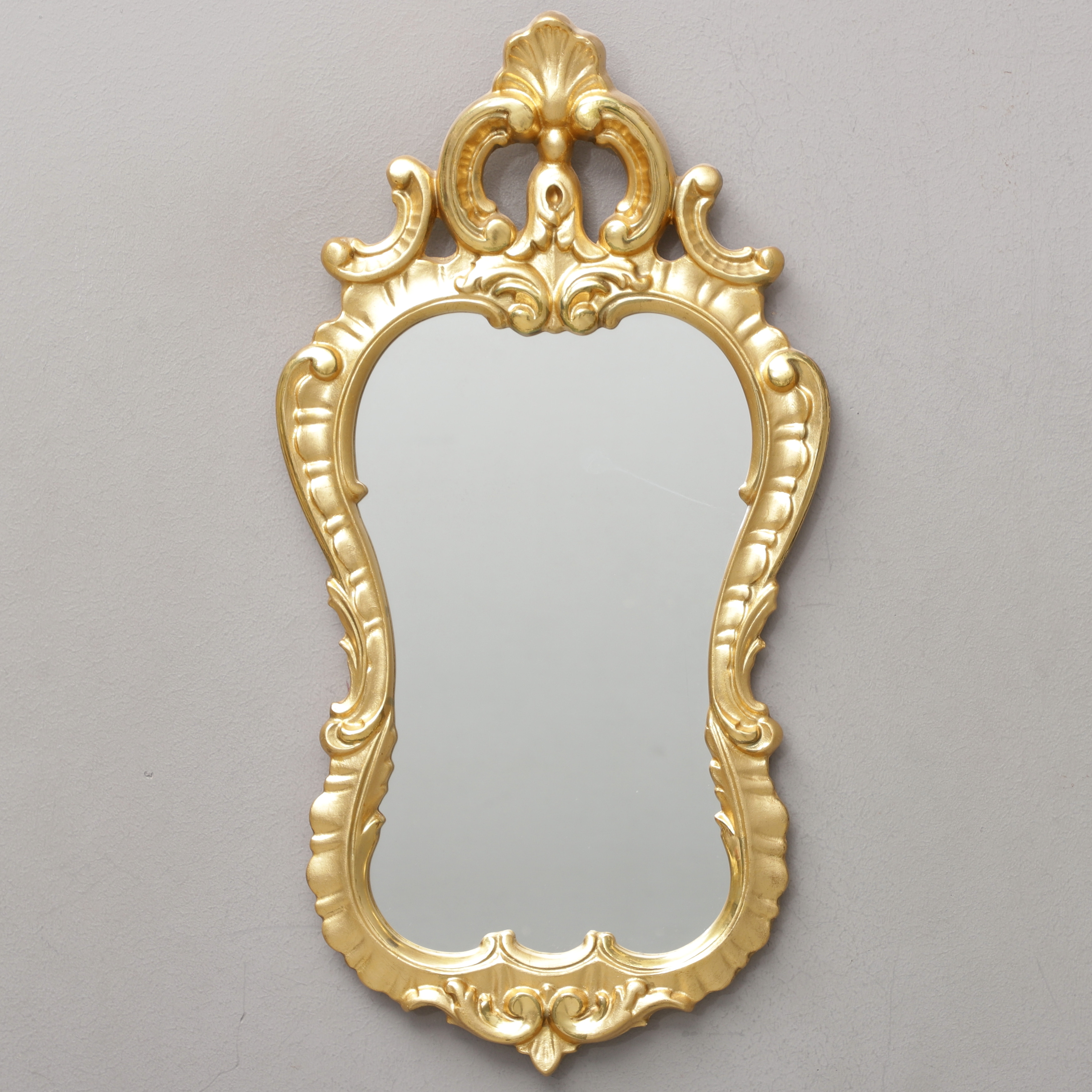SPEGEL, förgylld, rokokostil, 1900-talets andra hälft.