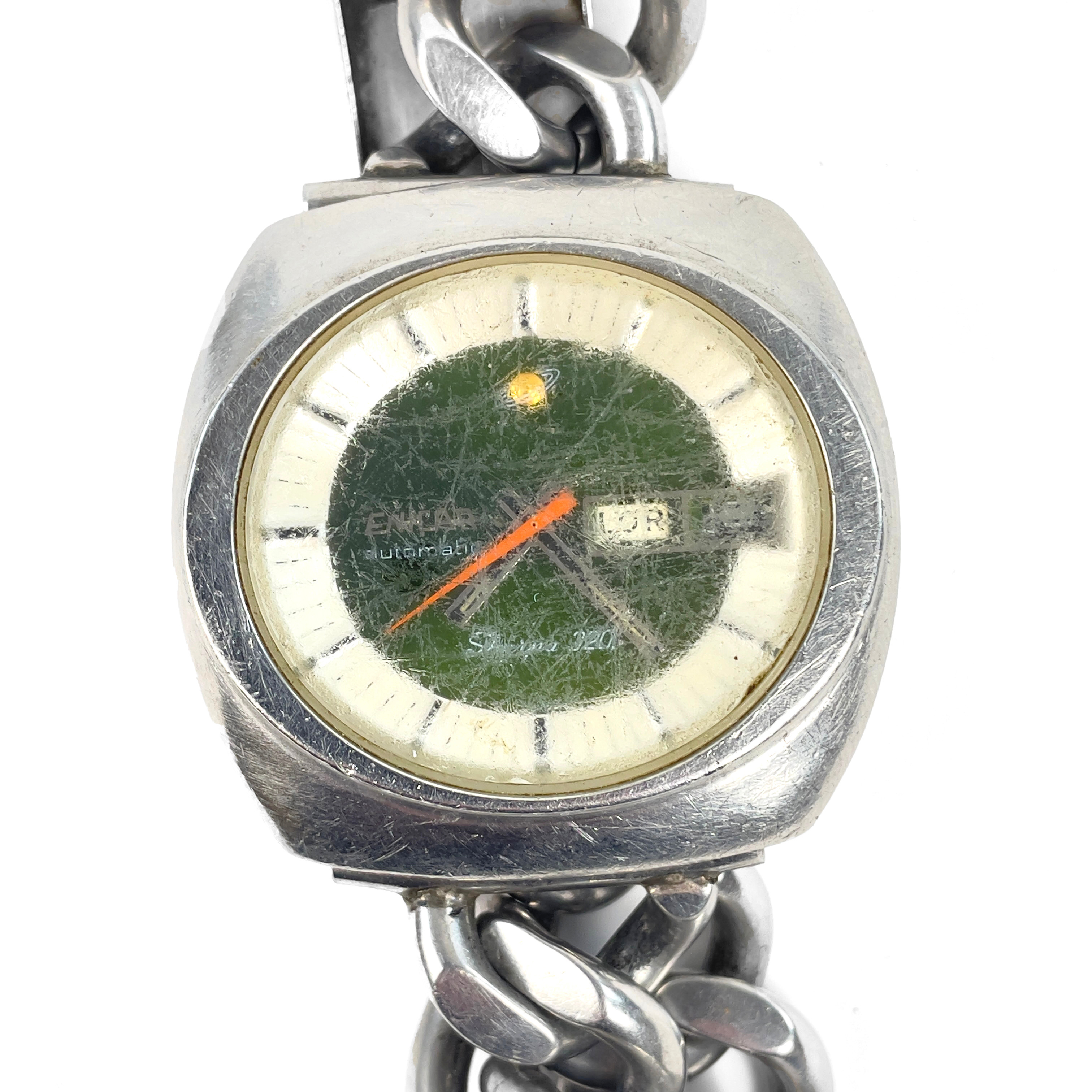 ARMBANDSUR. Enicar Sherpa 320, automatisk, 1960/1970-tal.