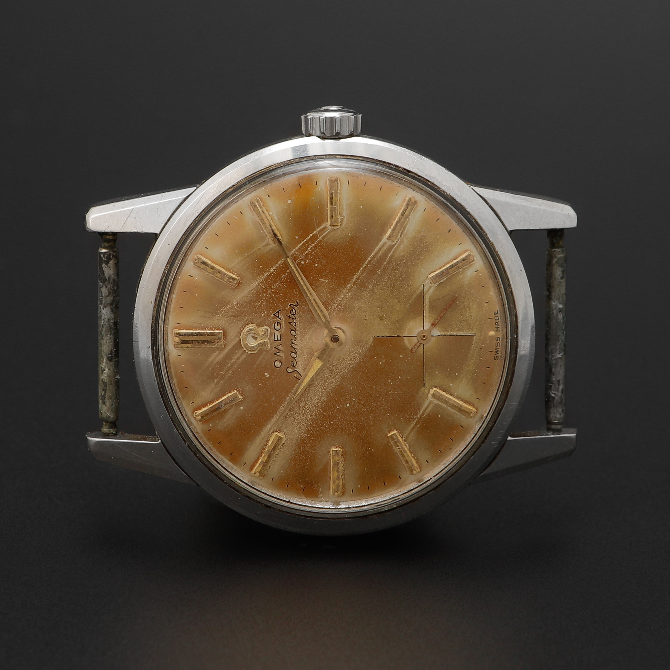 ARMBANDSUR, Omega, Seamaster, stål, manuell, ca 1961.