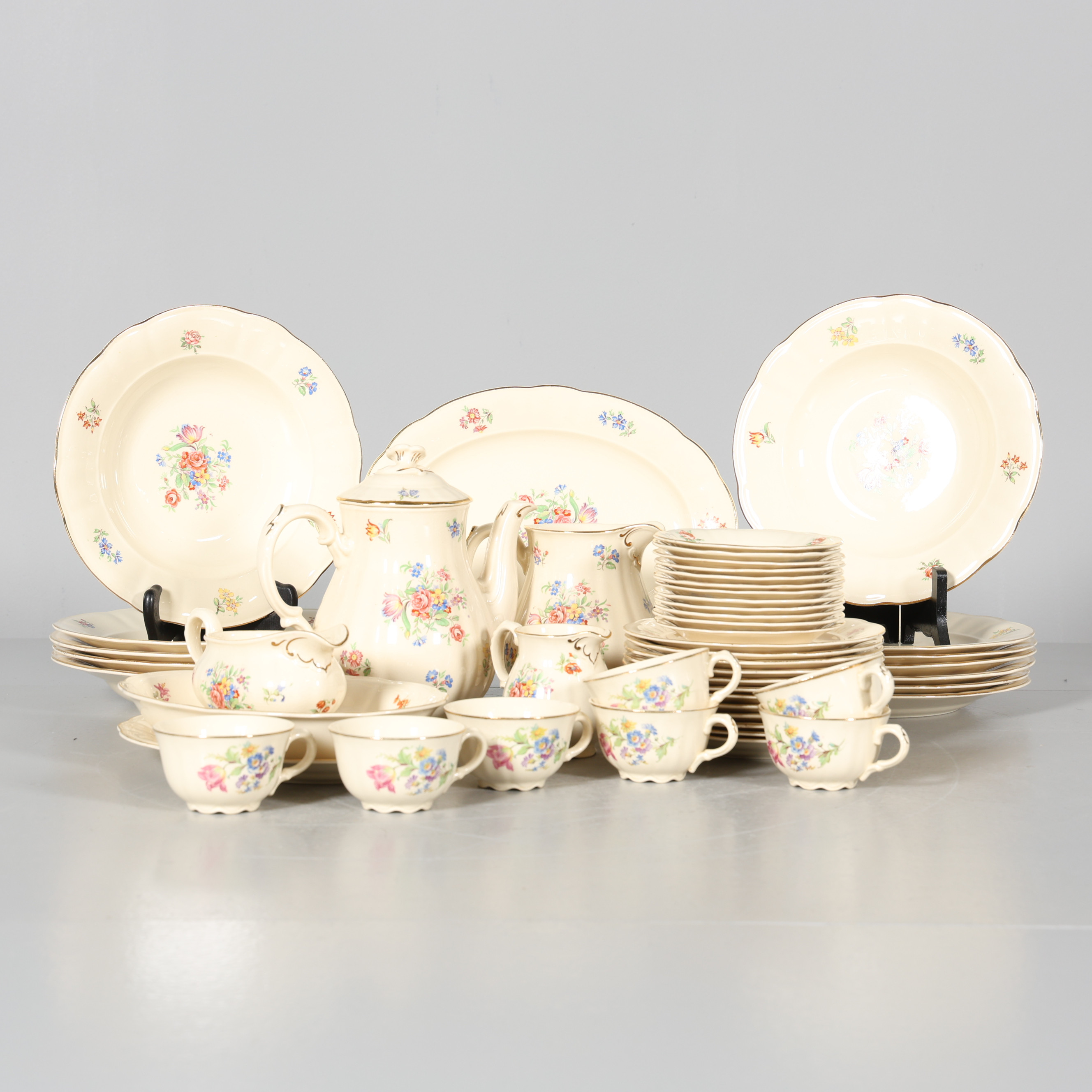 SERVISDELAR, 50 stycken, porslin, Rörstrand.