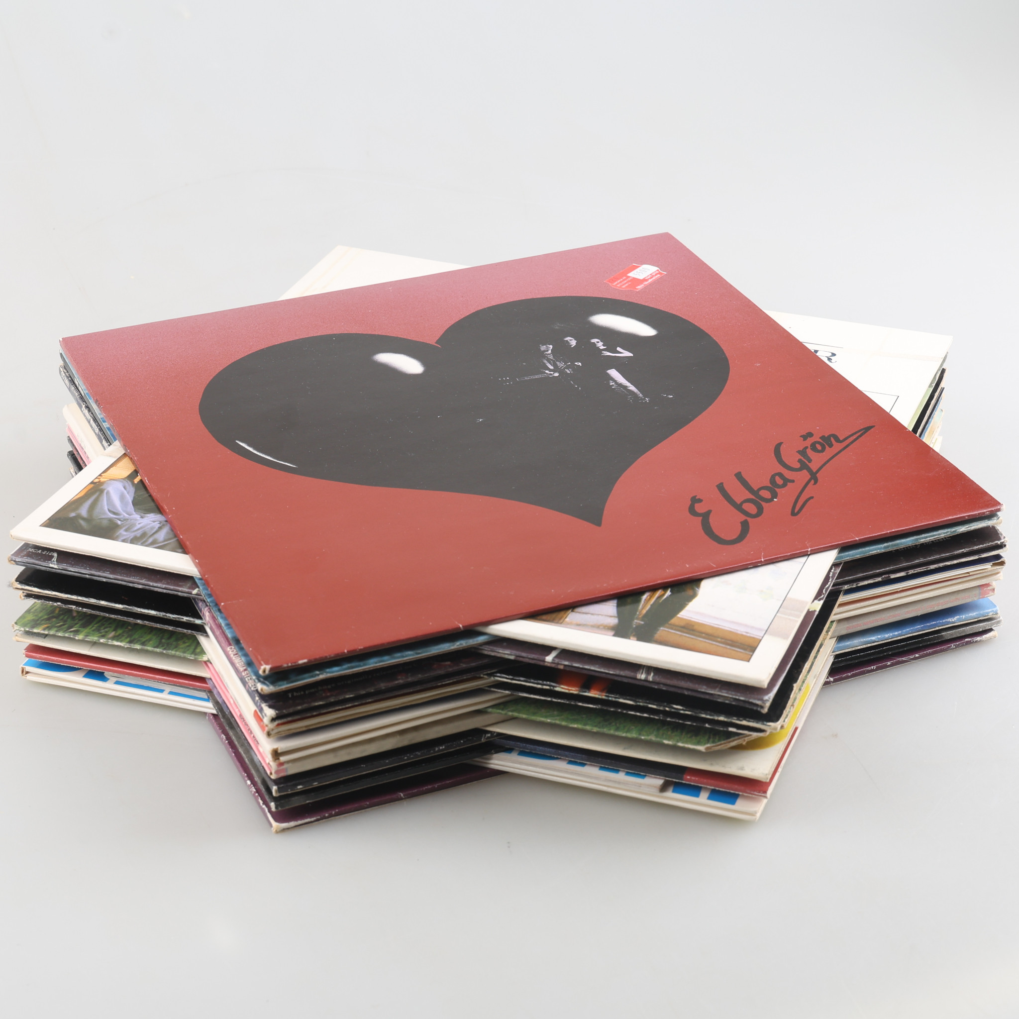 VINYLSKIVOR, 17 stycken, rock, pop, m.m.