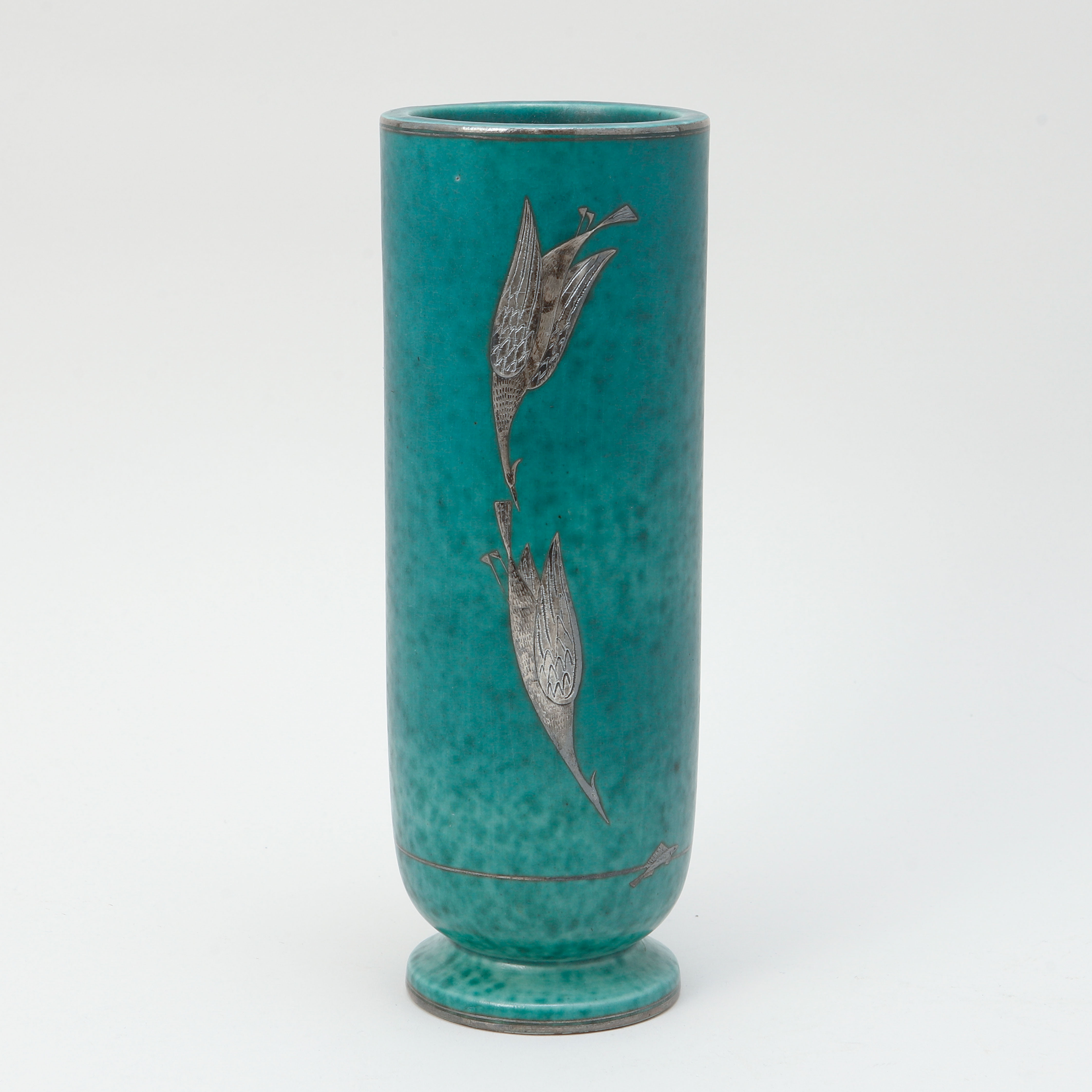 WILHELM KÅGE. Vas, stengods, "Argenta", Gustavsberg.