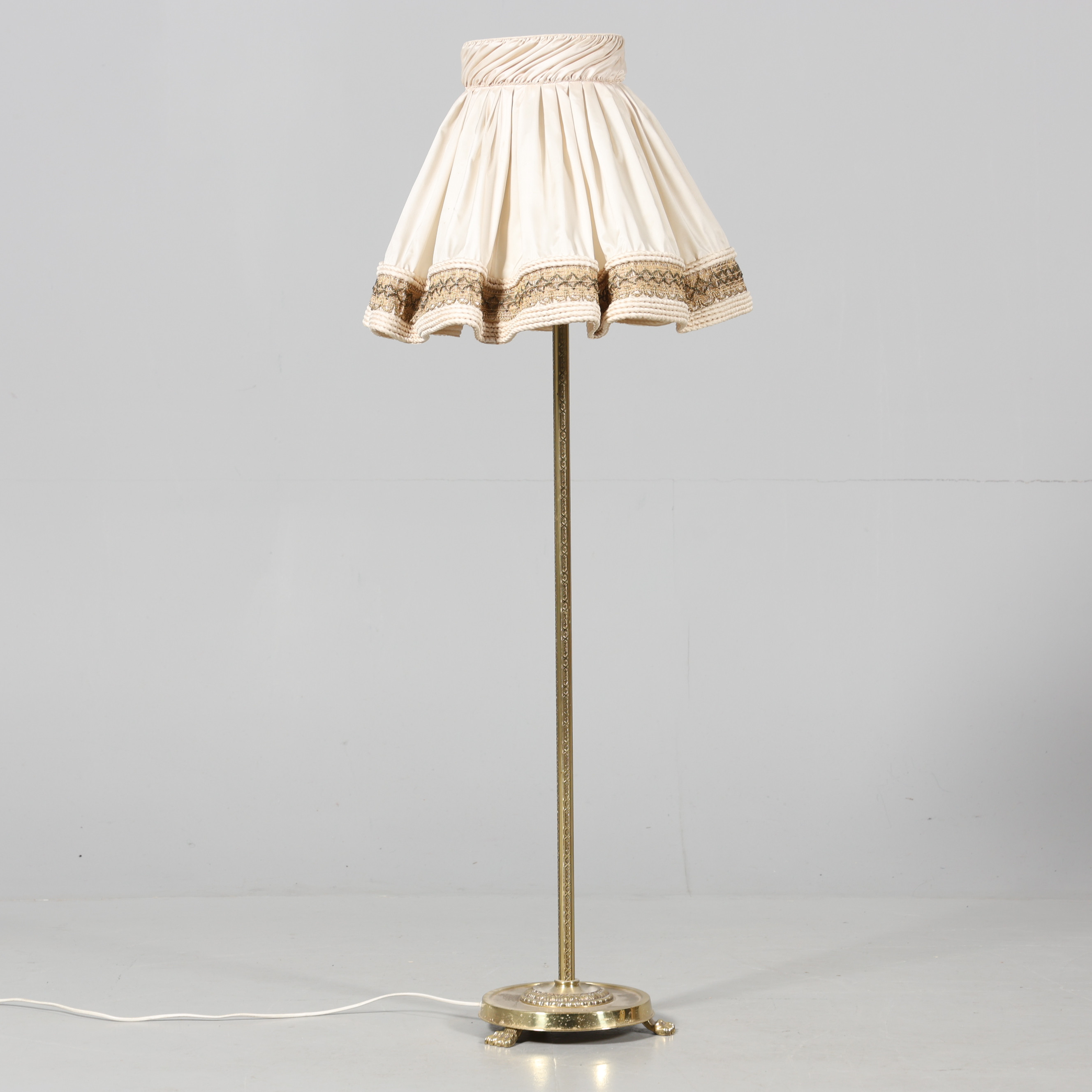 GOLVLAMPA, metall, 1900-tal, EWÅ.