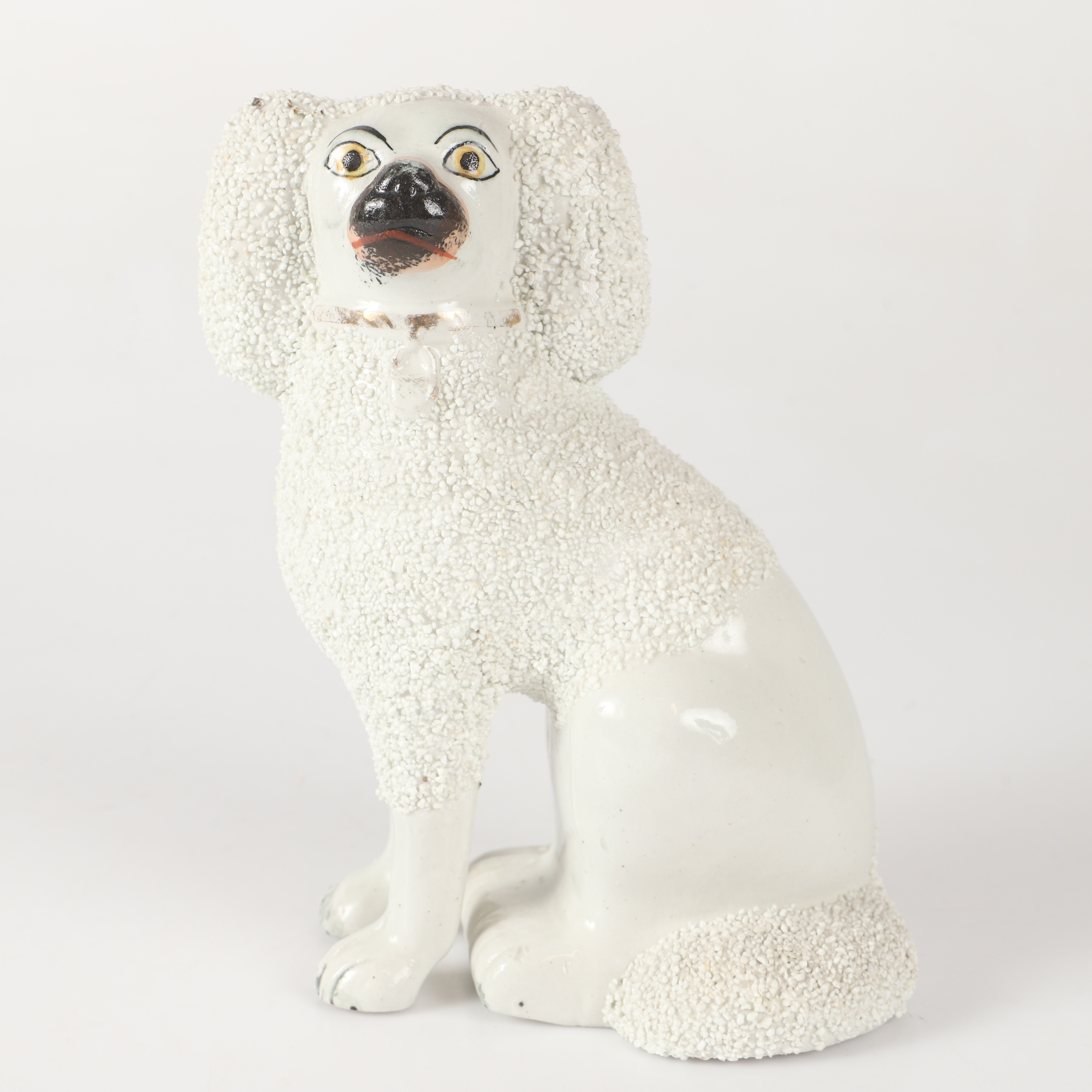 FIGURIN, s.k. rishund, glaserad keramik, 1900-tal.