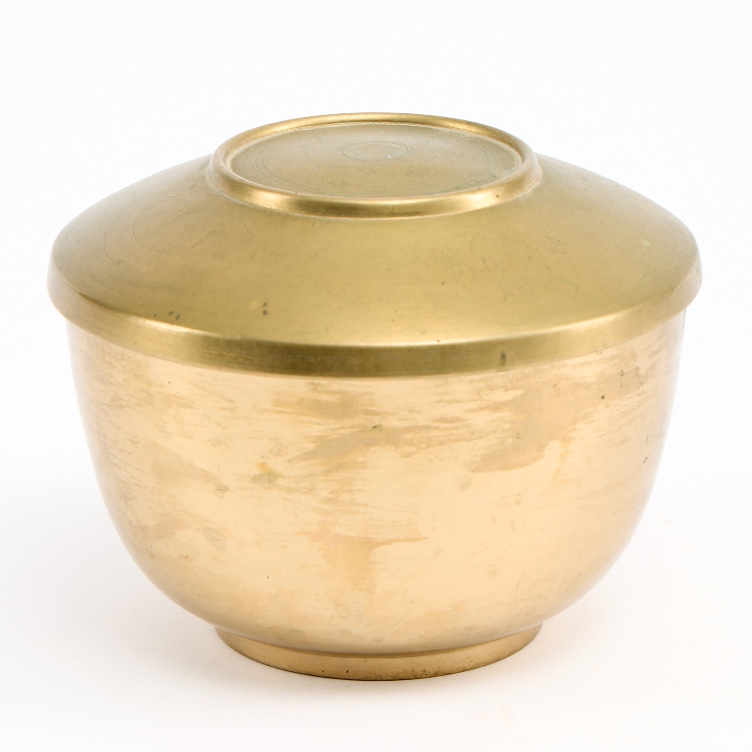 SKÅL SAMT FAT/LOCK Korea 1900-tal mässing.