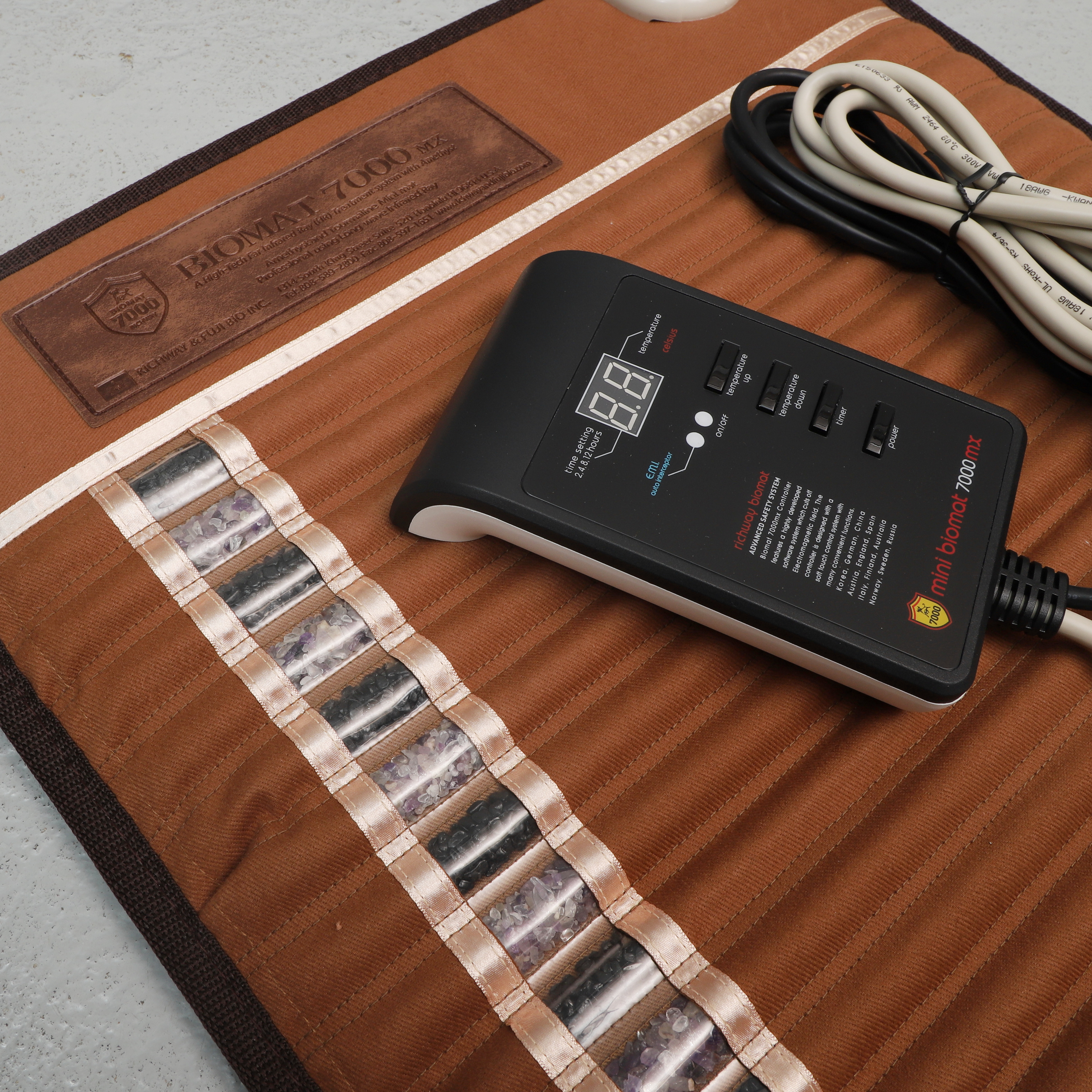 INFRA-MADRASS, med ametister, Biomat 7000mx, samtida.