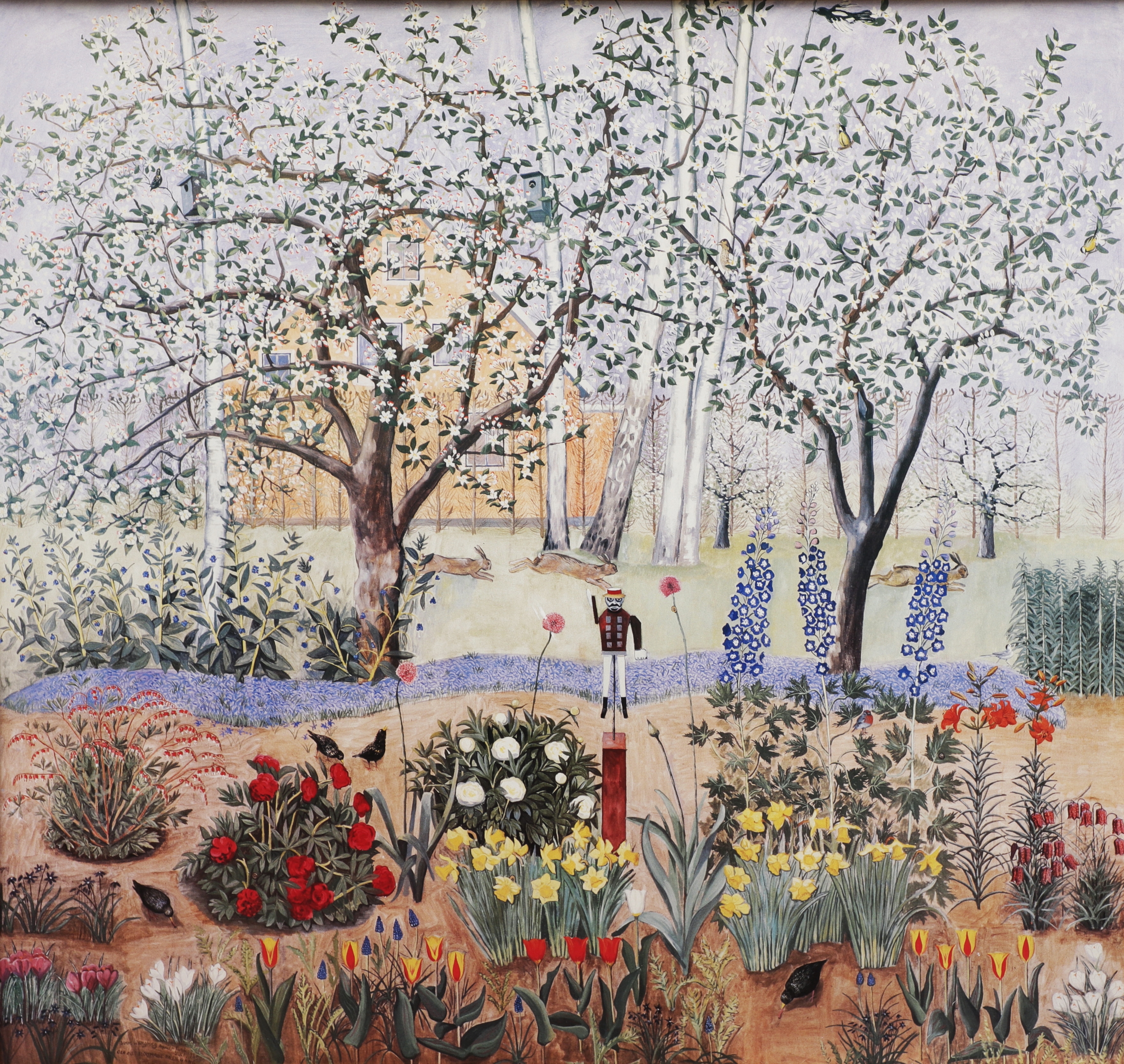 SVEN LJUNGBERG. "Och allt blommar på en gång", tryck.