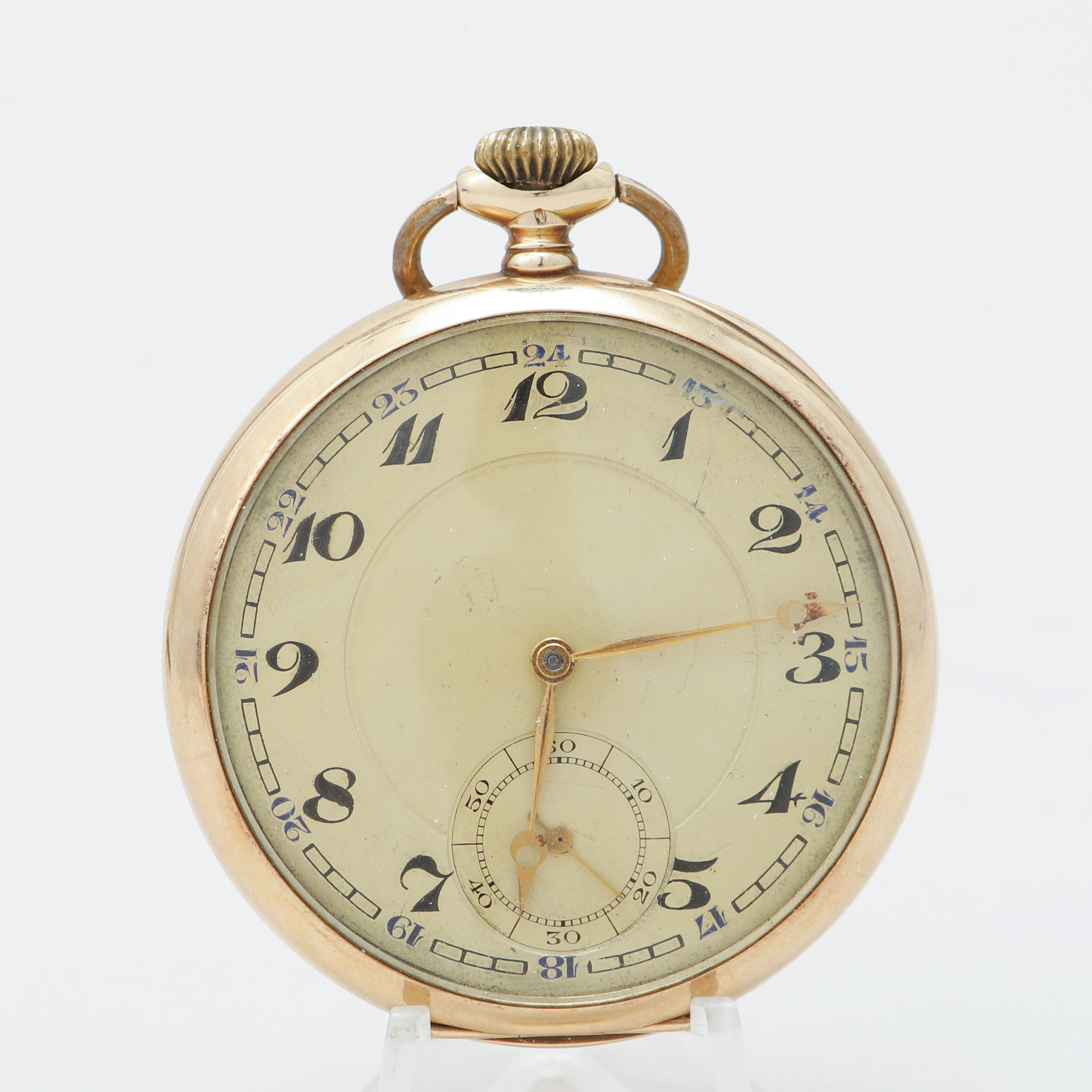 FICKUR, 14k guld. Vikt 84 gram.