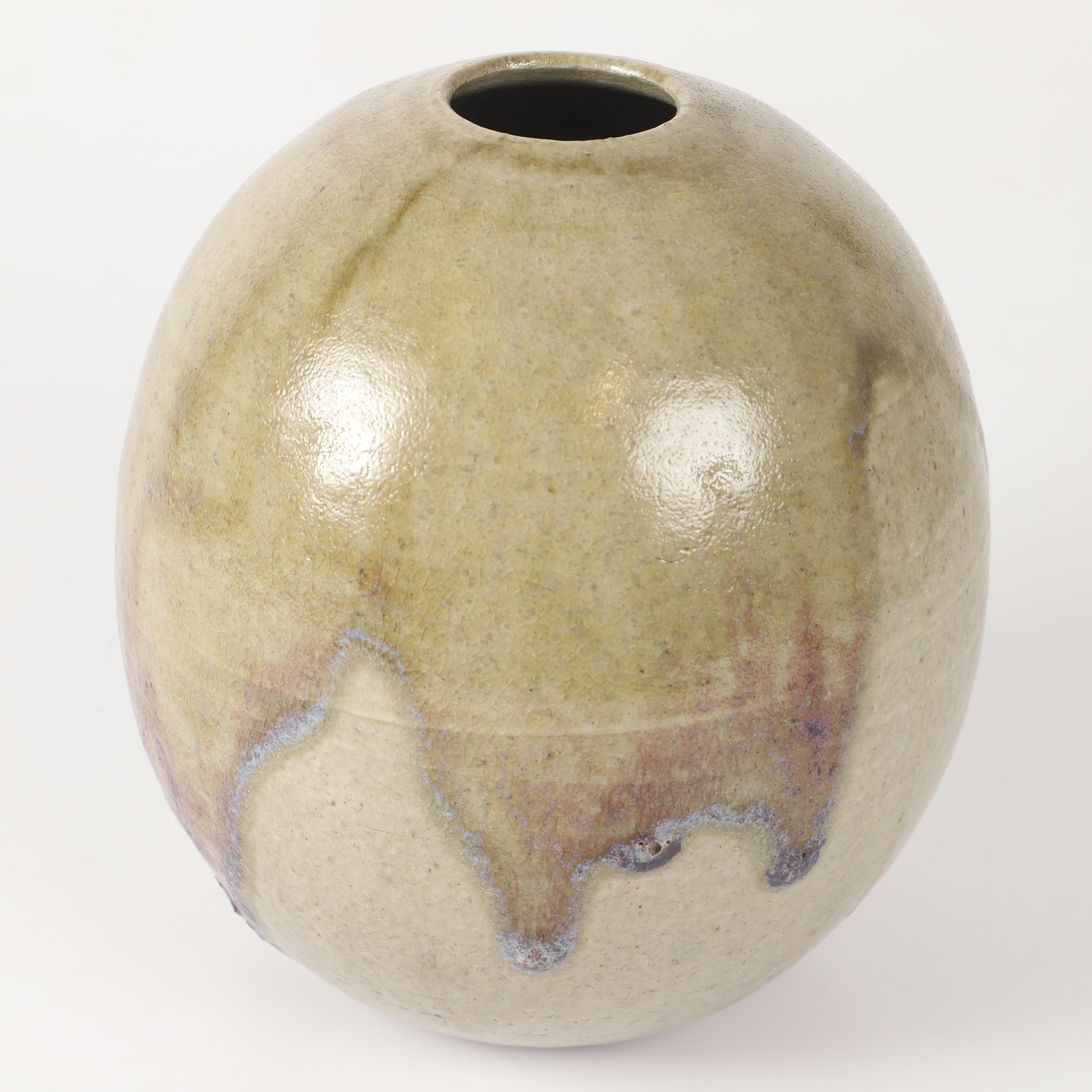 ULLA & GUSTAV KRAITZ. Vas, stengods, Fogdarp, signerad Kraitz 1977.