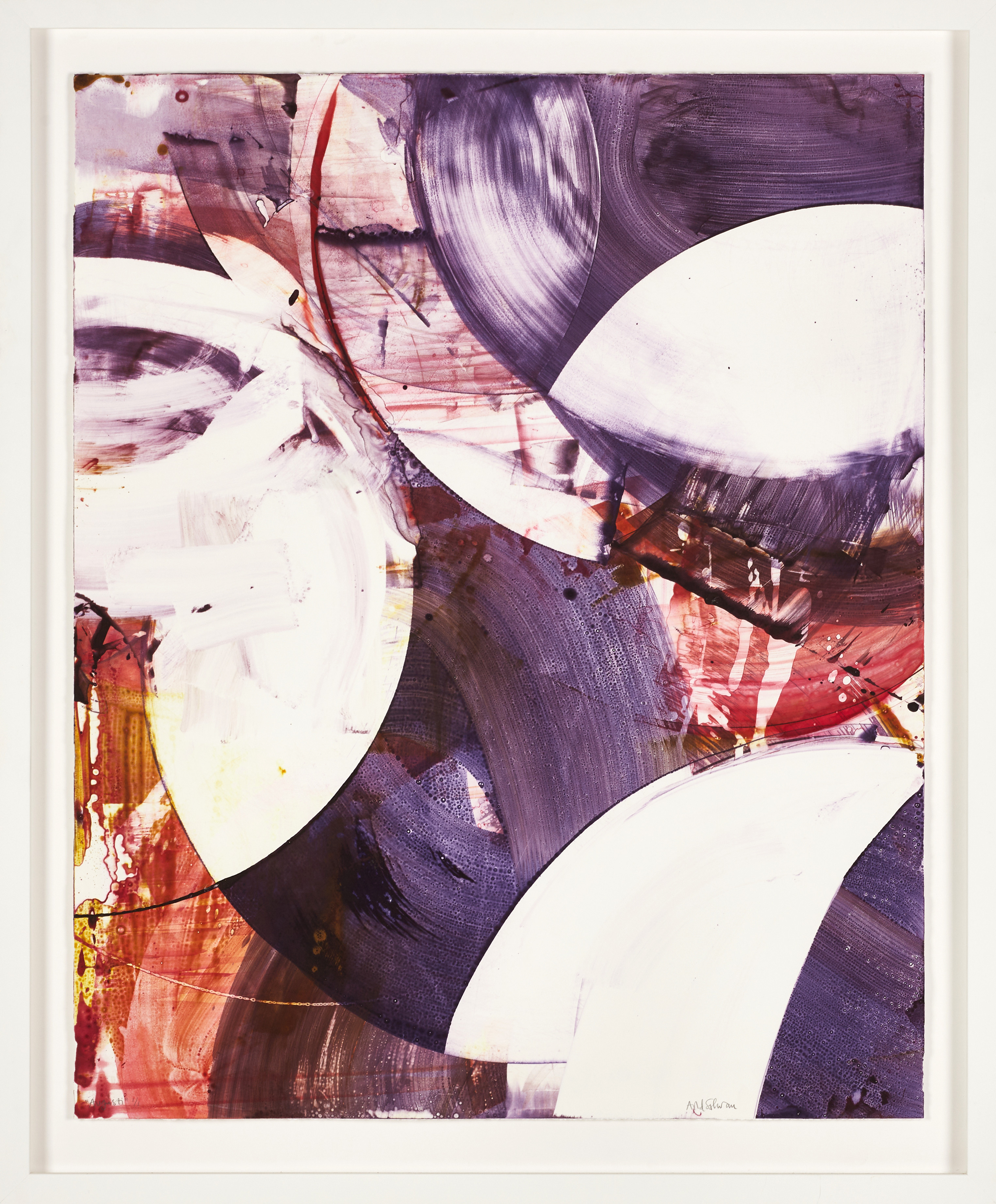 ASTRID SYLWAN (1970). "Augusti", signerad, numrerad 1/1, monotypi.