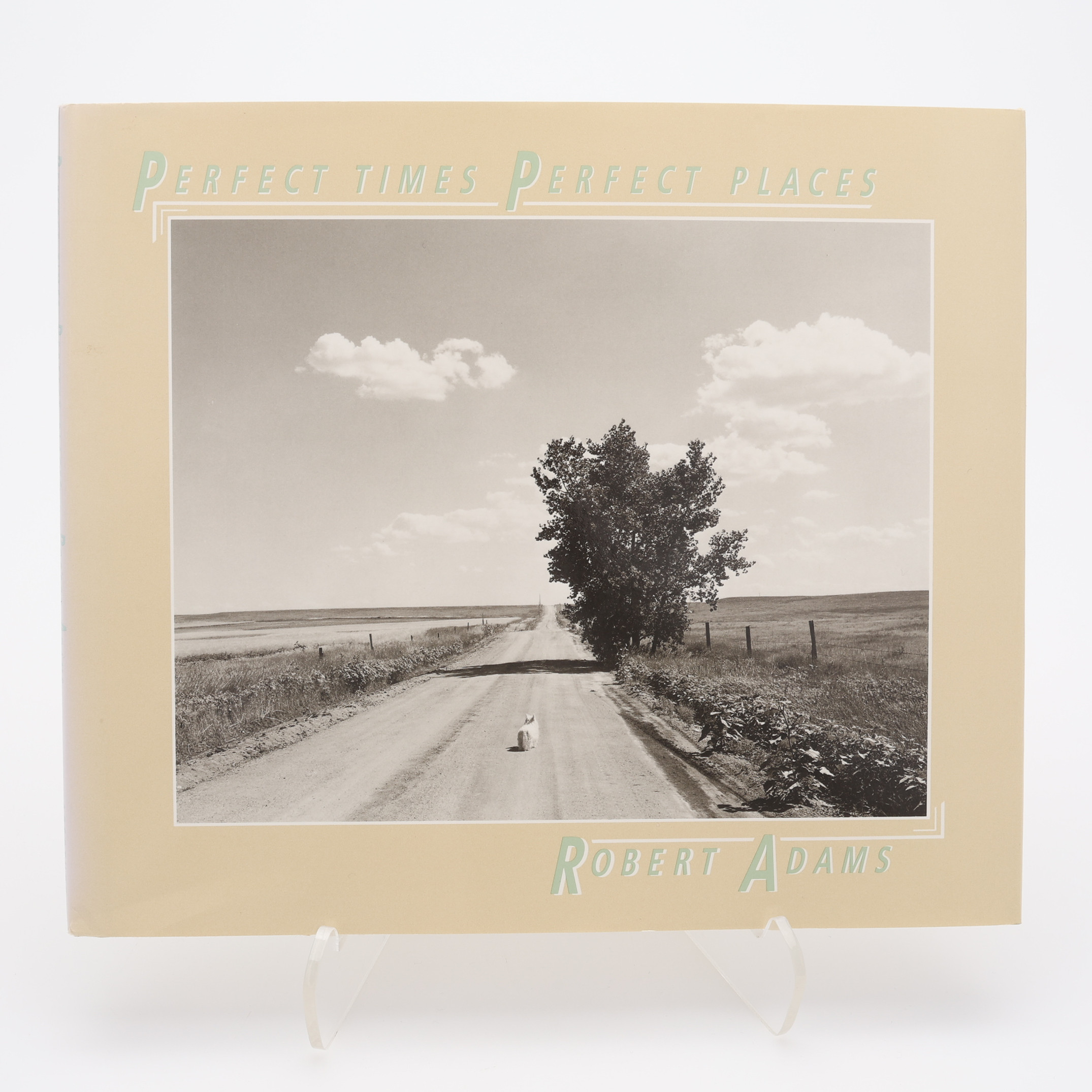 FOTO. DEN AMERIKANSKE FOTOGRAFEN ROBERT ADAMS "PERFECT TIMES, PERFECT PLACES" I FÖRSTA UPPLAGAN, 1988.