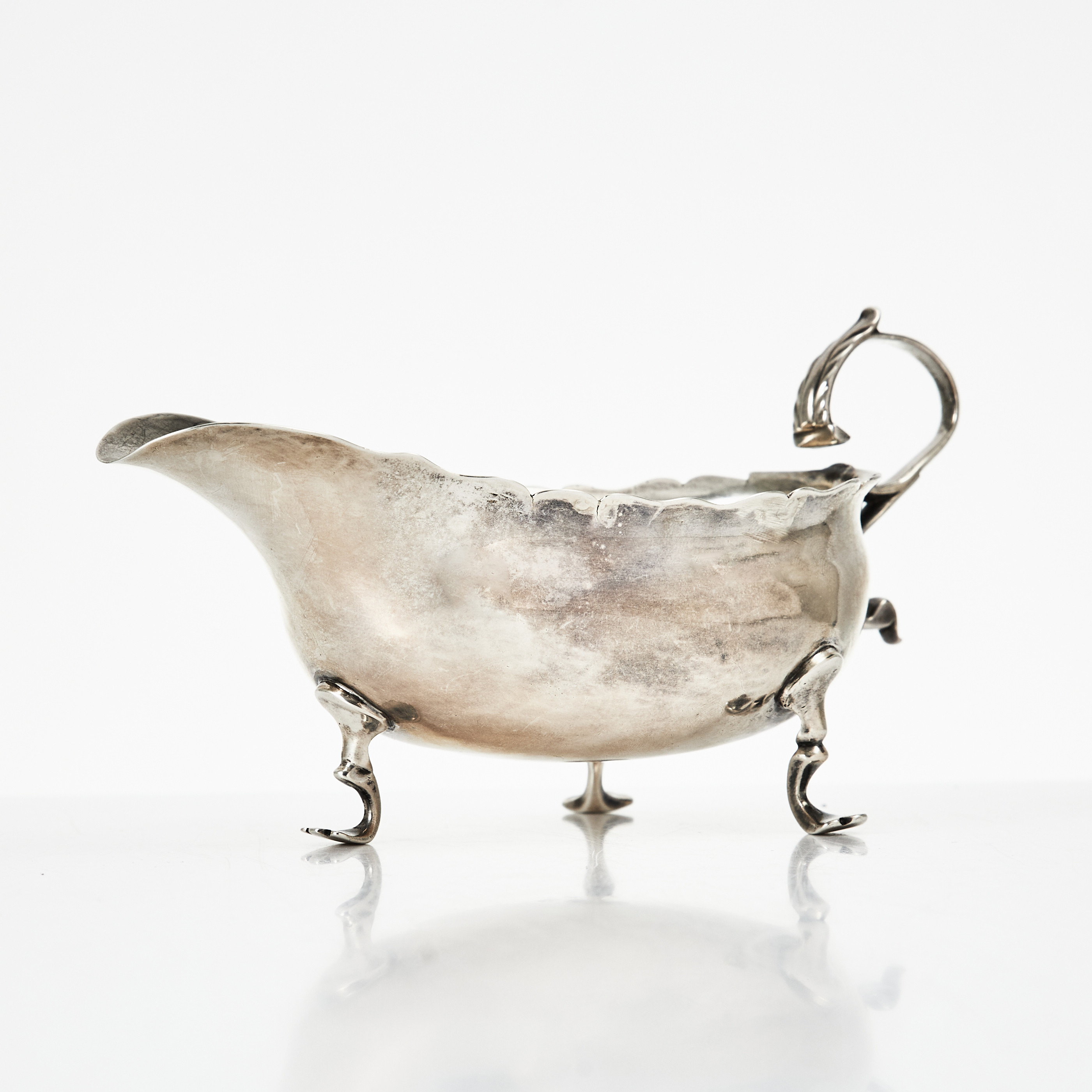 SÅSSNIPA, London 1757, oidentifierad silversmed, möjligen John Munns.