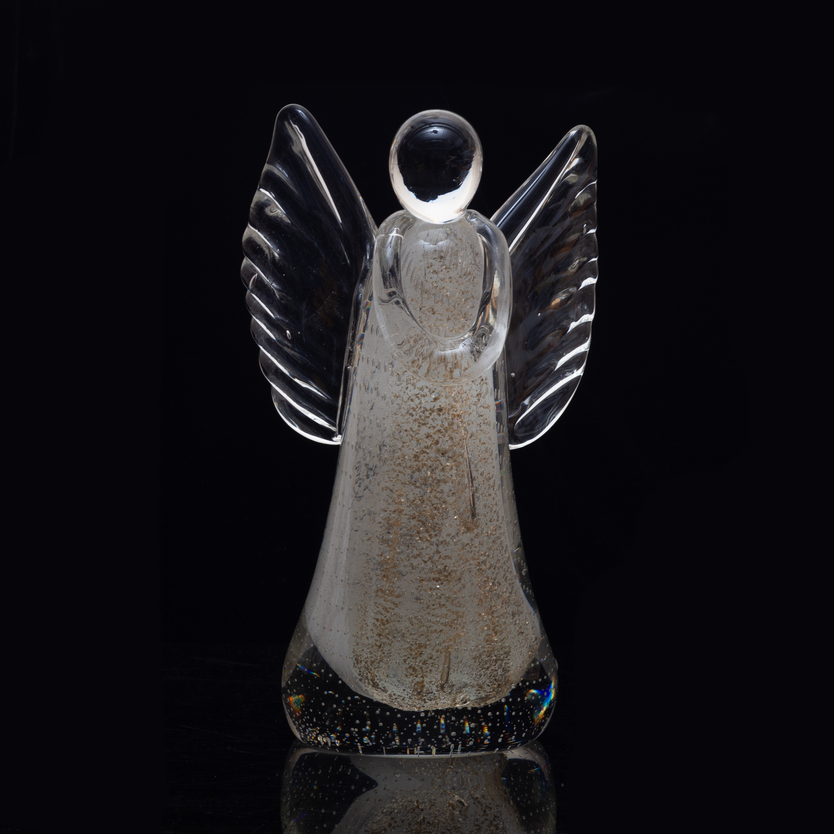 STOR ÄNGEL, GLASSKULPTUR (24,5cm) RBA BLEKINGE.