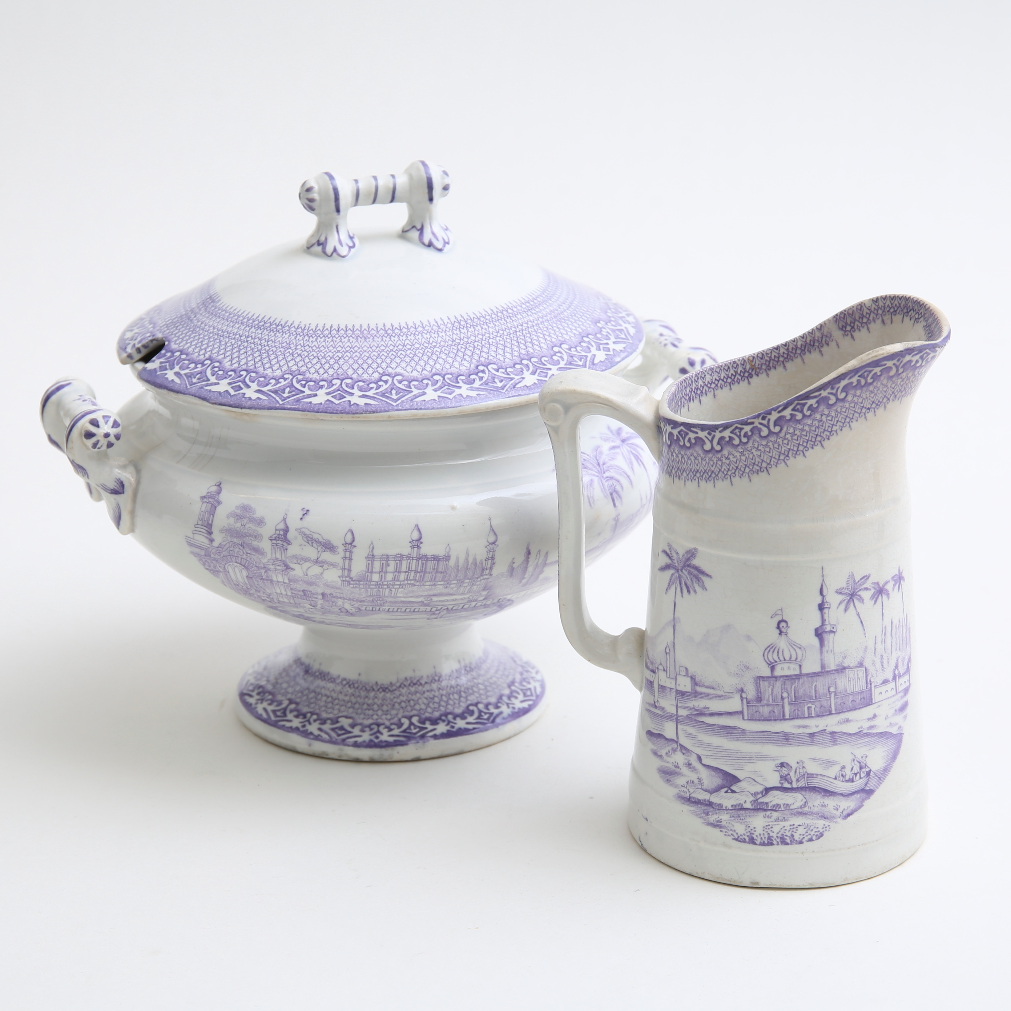 TERRIN samt KANNA, "Stambul", Gustavsberg, 1800/ 1900-tal.