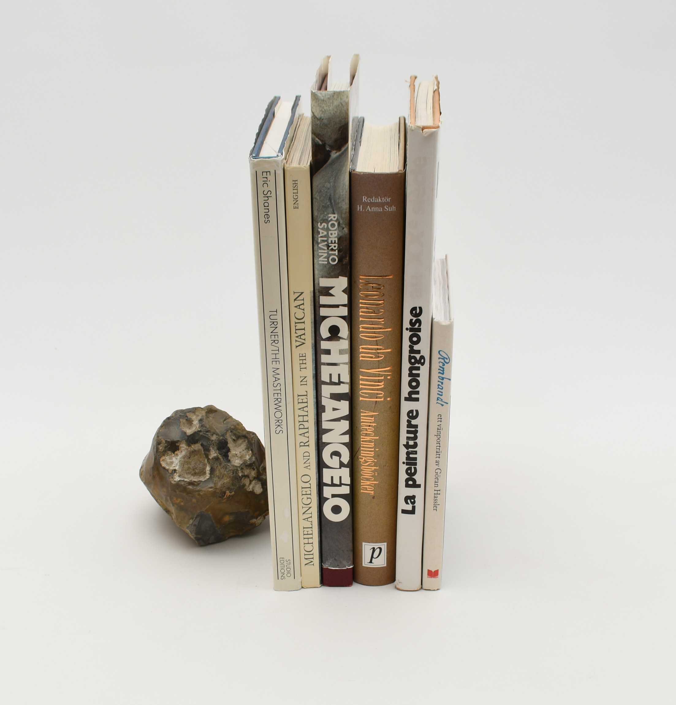 Konstböcker. Rembrant, da Vinci m fl 6 volymer.