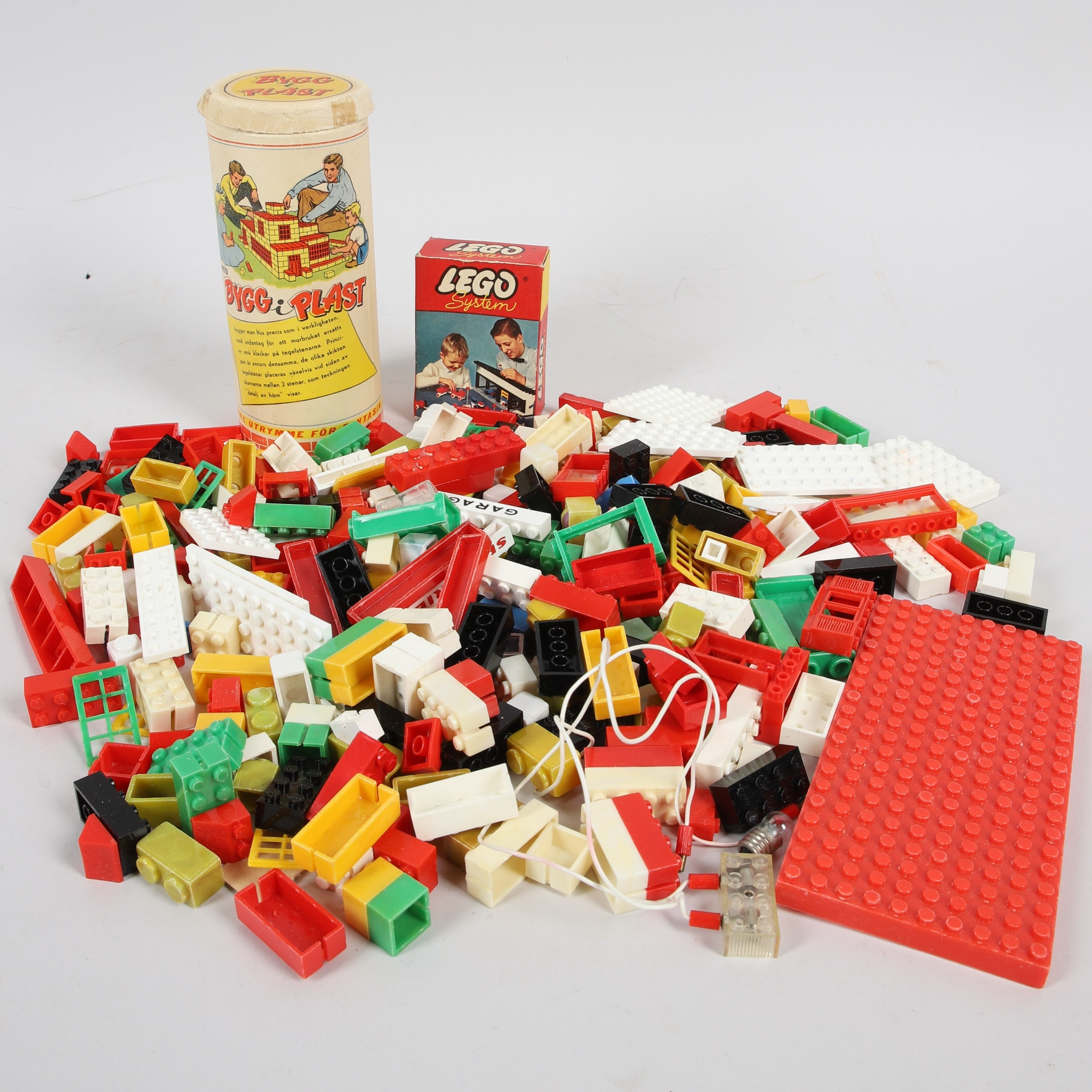 LEGO, och Bygg i Plast 60/70-tal.