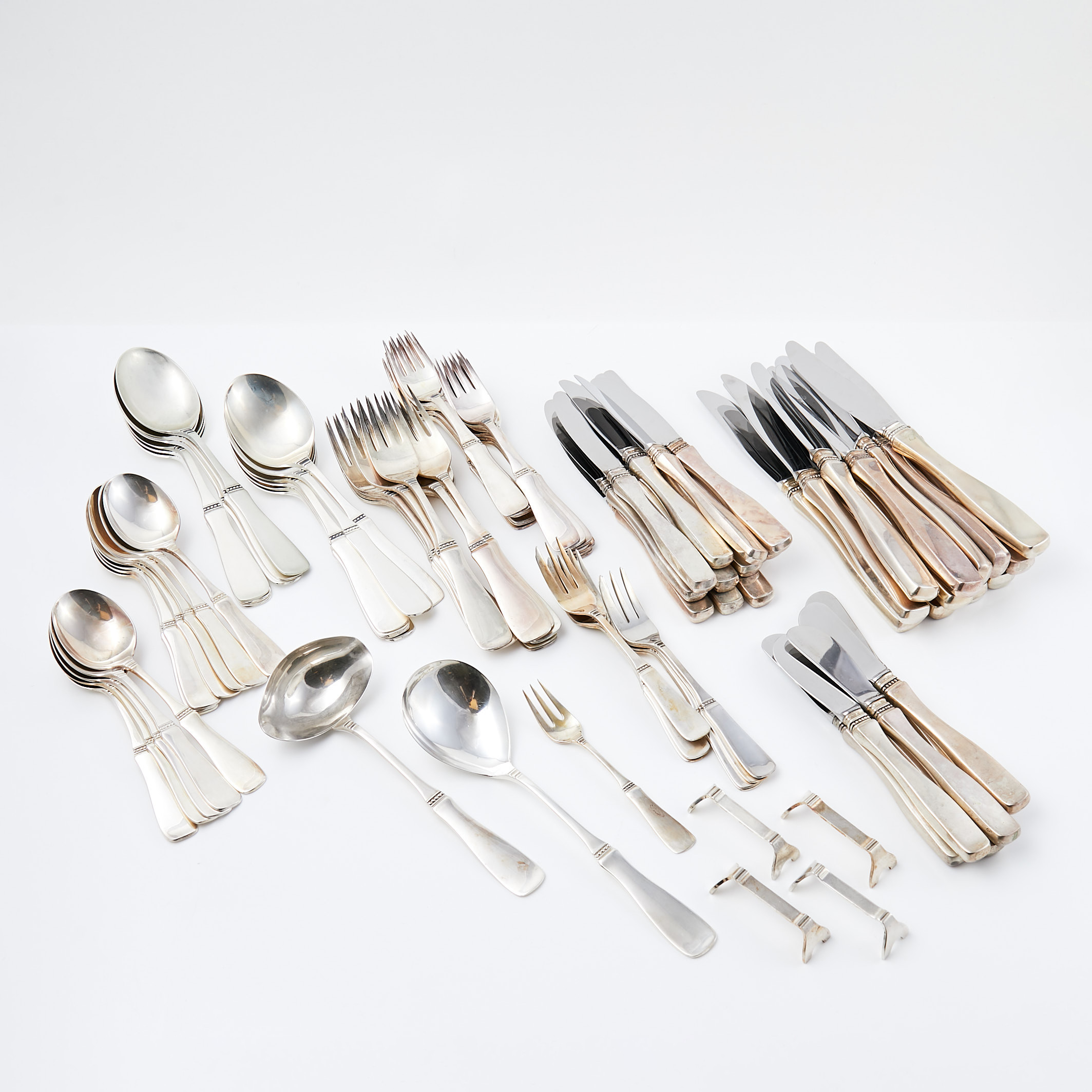 BESTICKSERVIS, 93 dlr, silver, "Uppsala", MGAB, Uppsala 1960-tal.