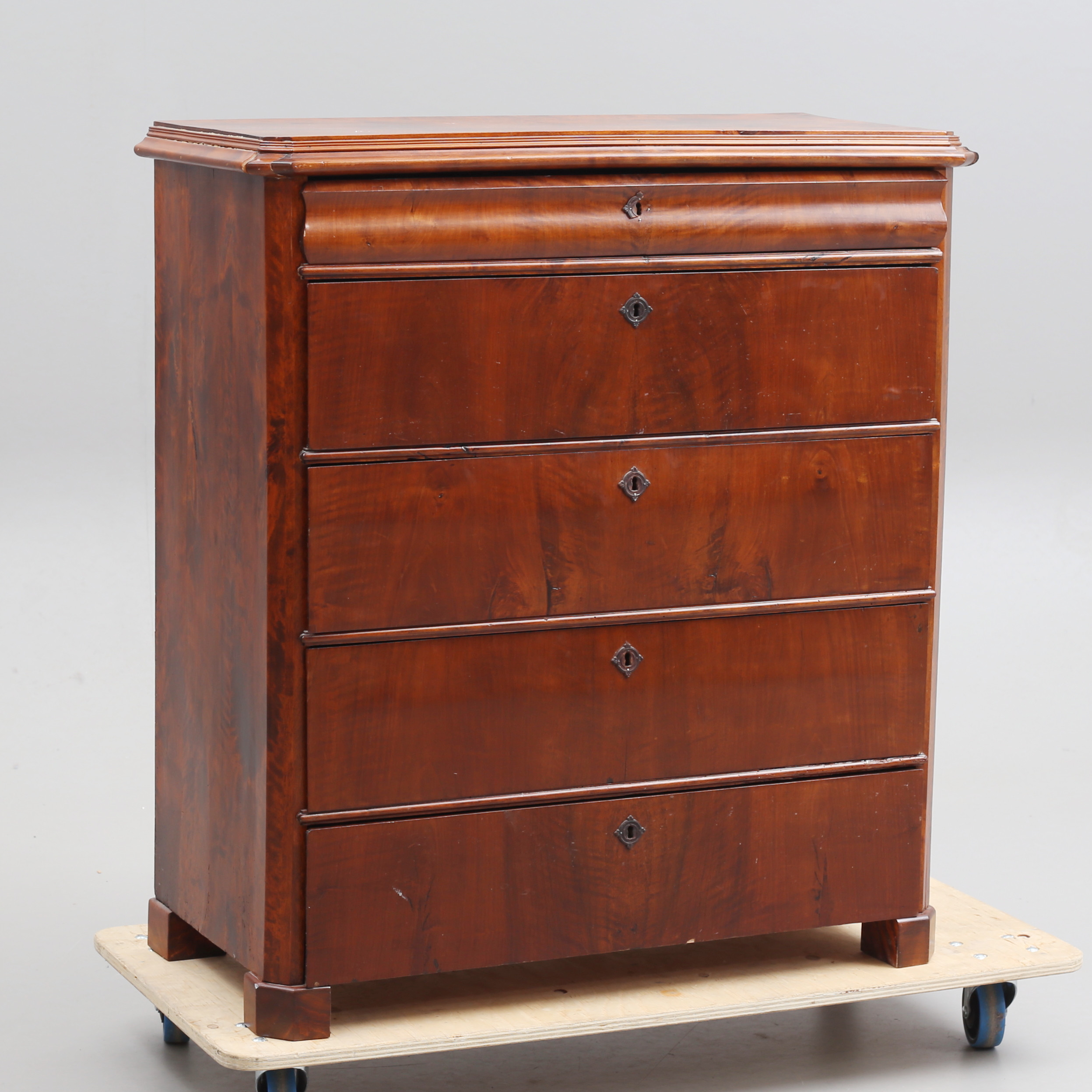 BYRÅ, 5 lådor, 1800/1900-tal.