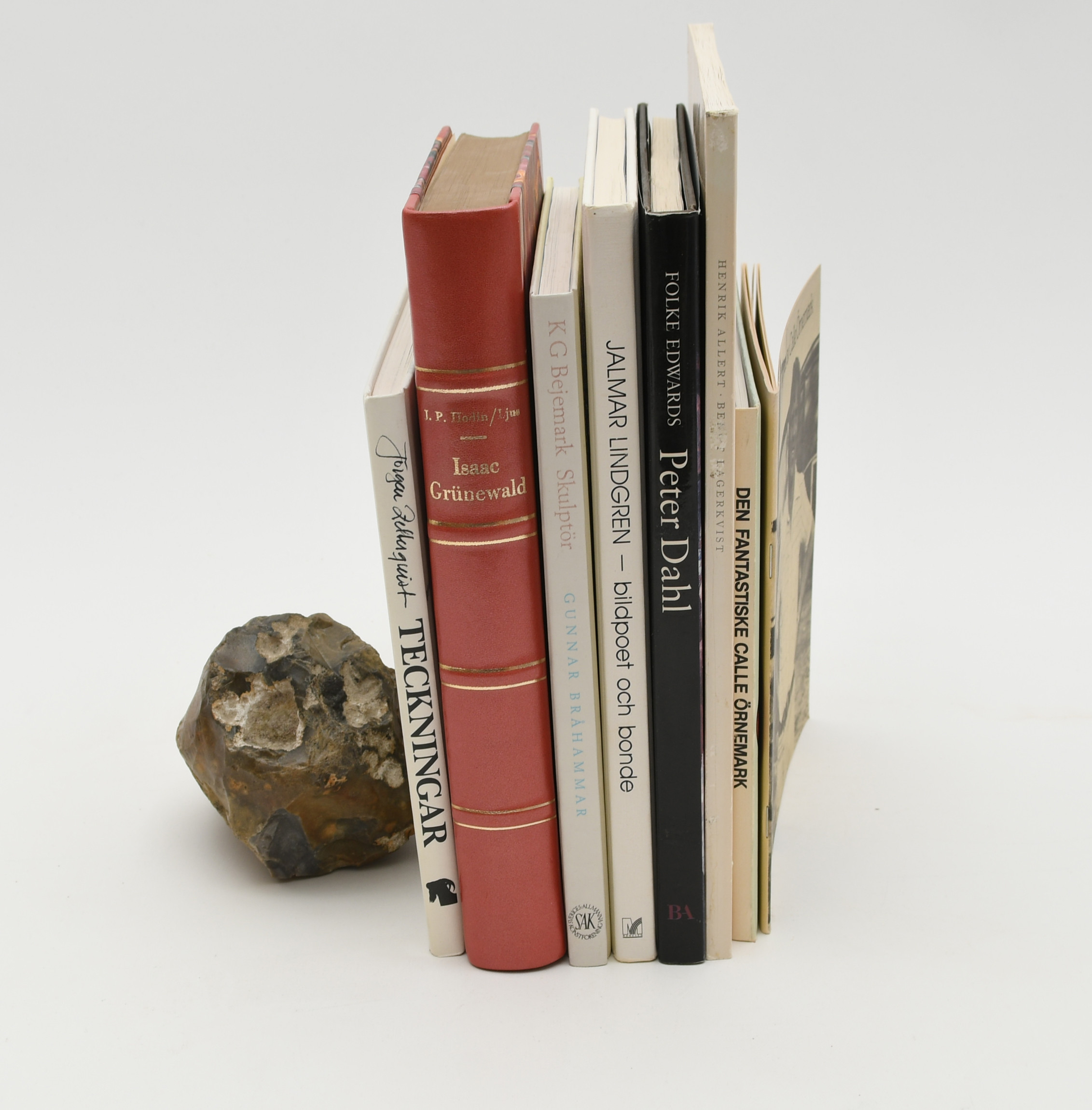 Konstböcker. Sverige. Grunewald, P Dahl m fl 8 volymer.