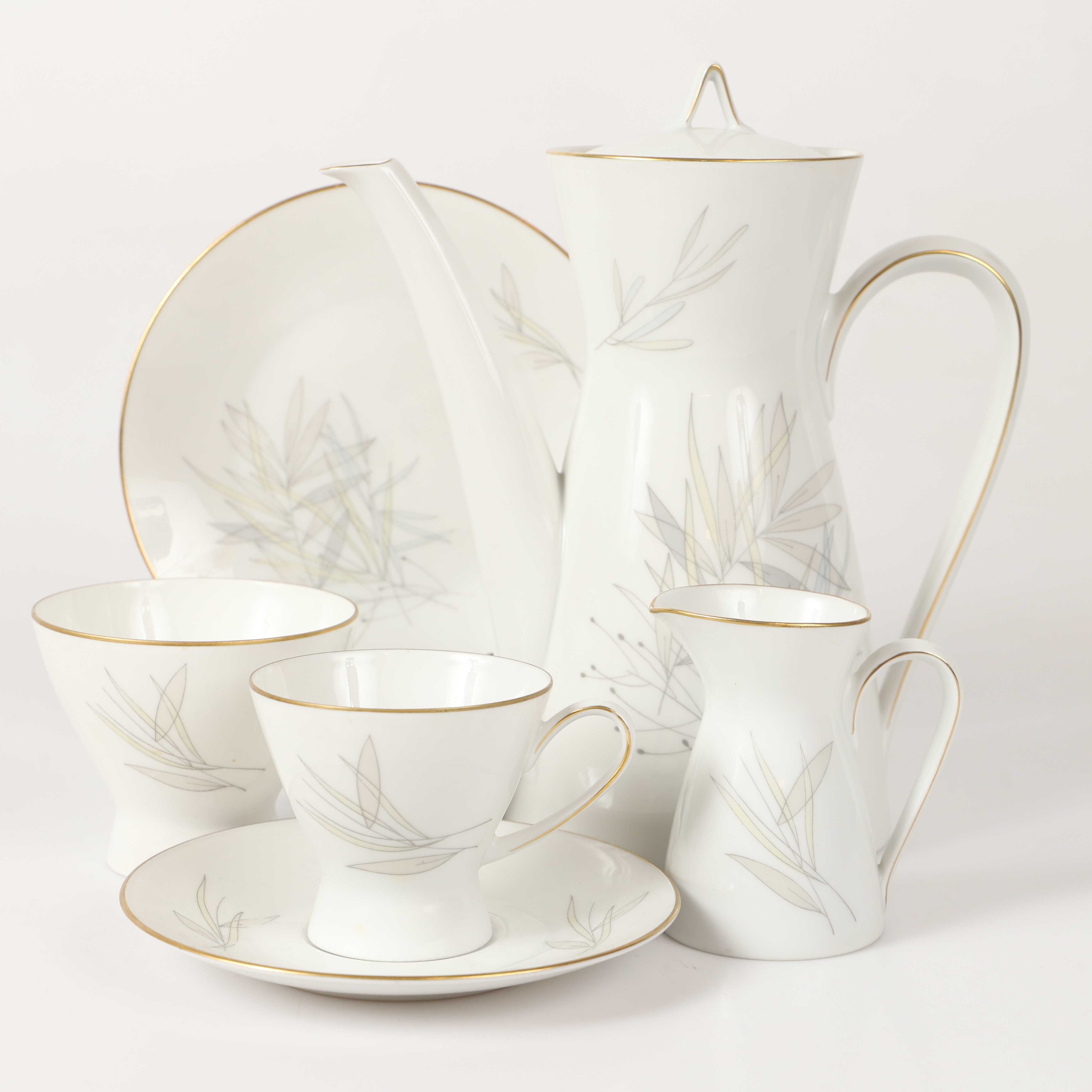 KAFFESERVIS, 39 delar, porslin, Rosenthal, Tyskland.